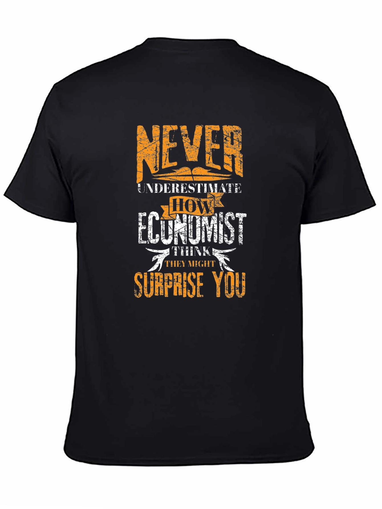 Economist Funny T-Shirt - Never Underestimate
