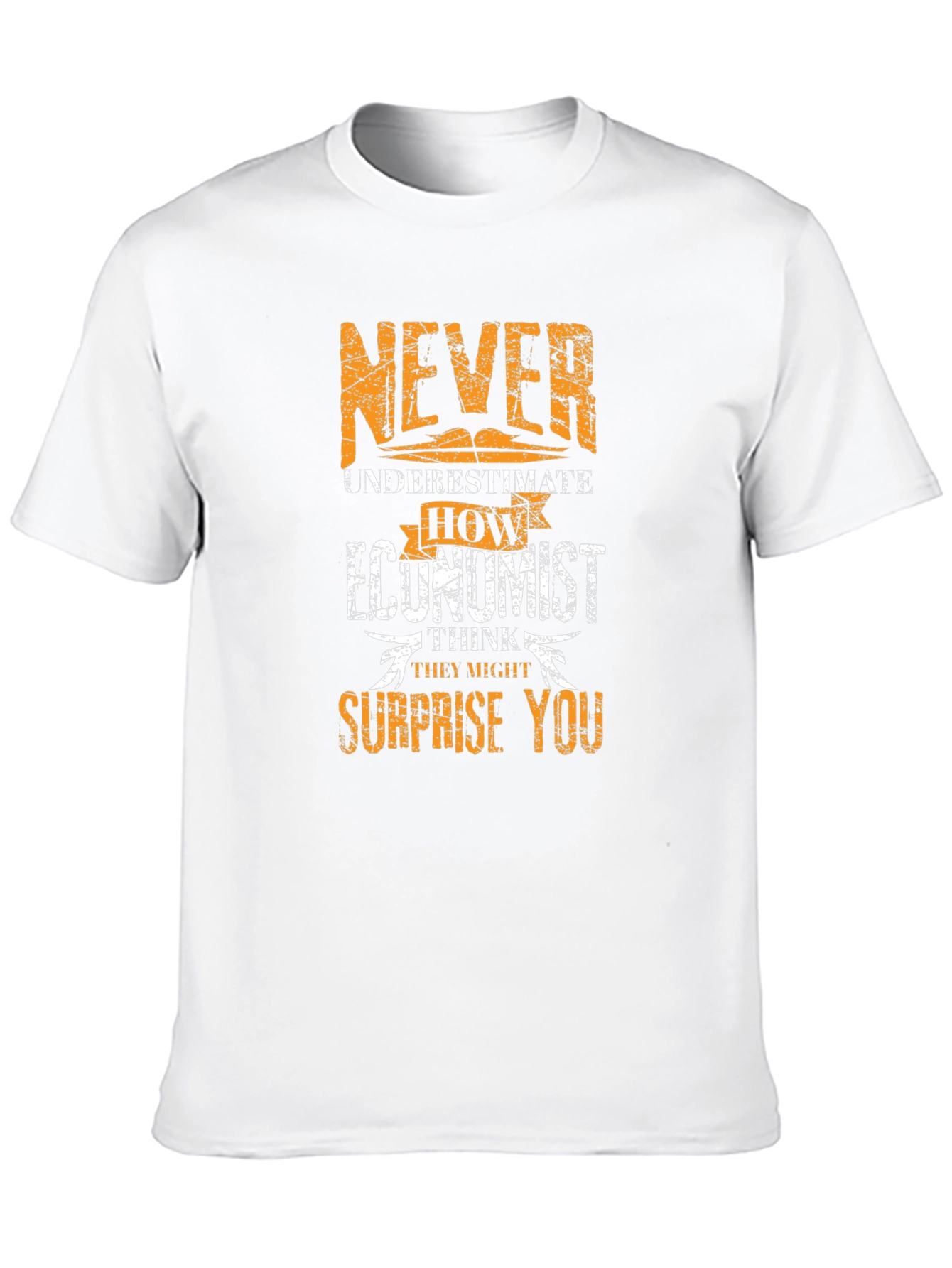 Economist Funny T-Shirt - Never Underestimate