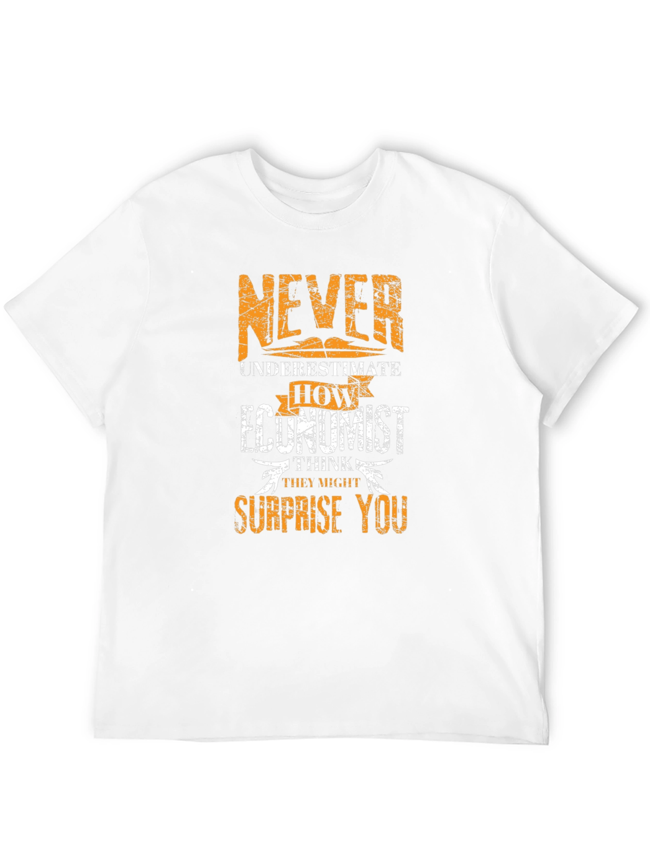 Economist Funny T-Shirt - Never Underestimate