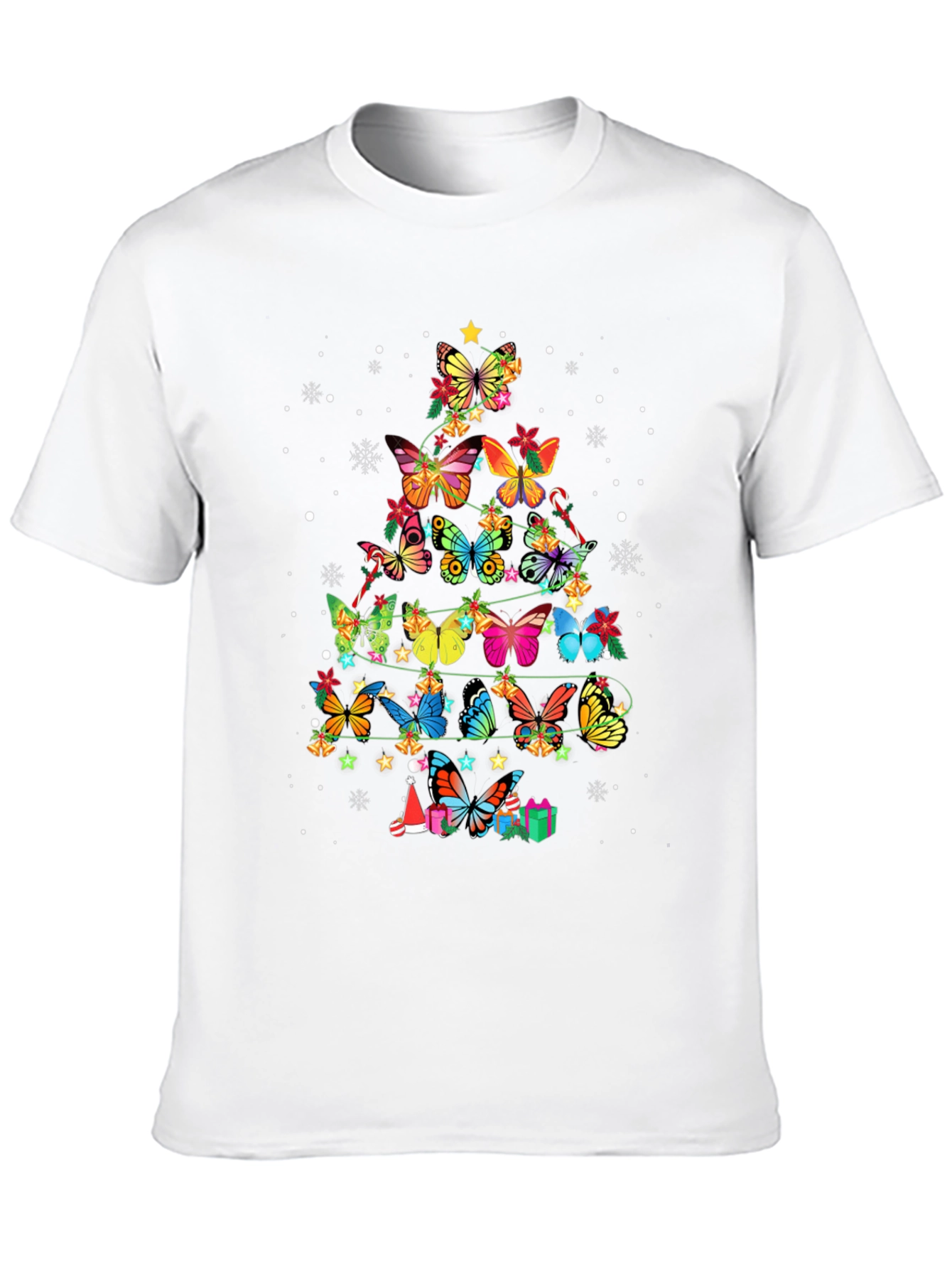 Butterfly Christmas Tree T-Shirt