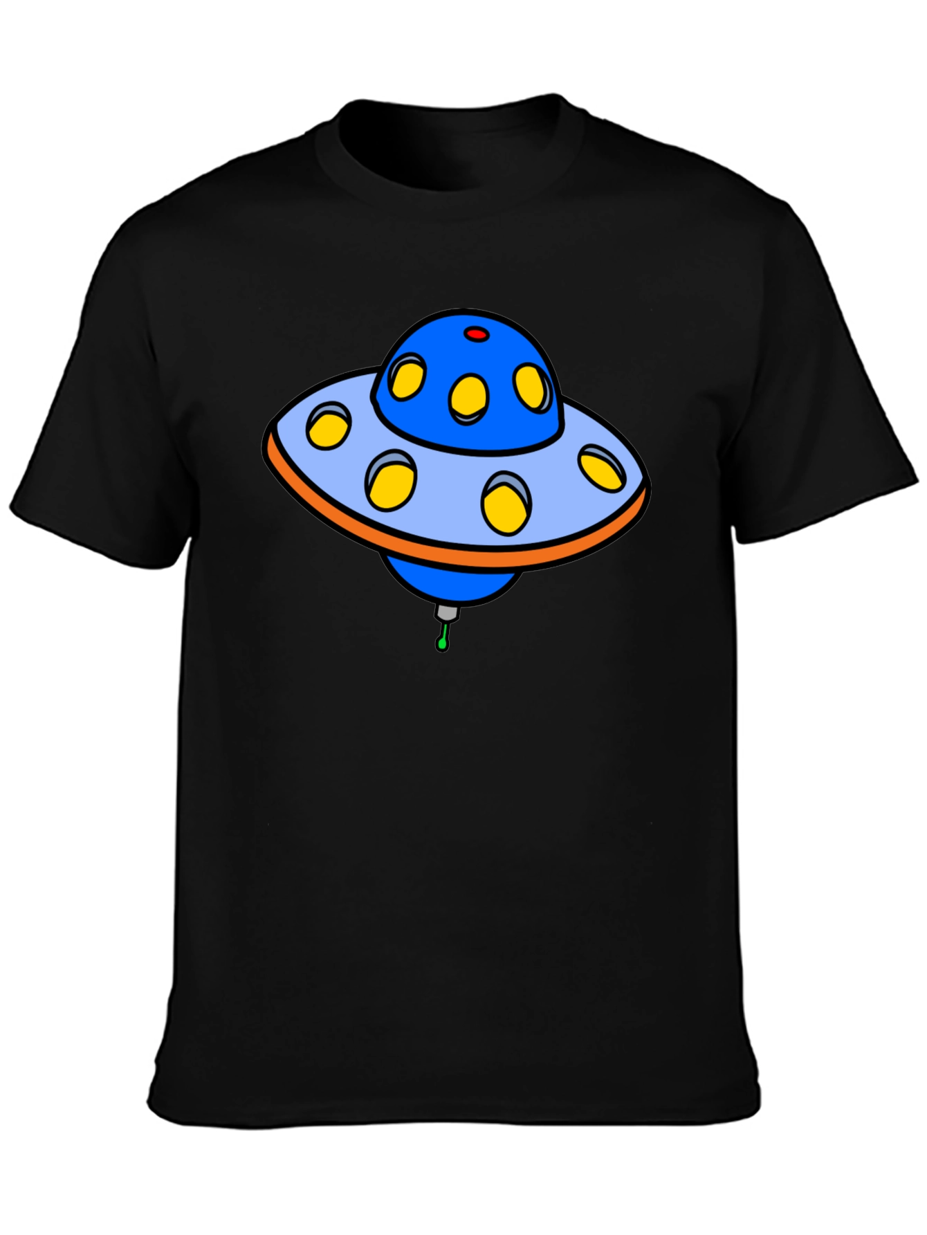 UFO Graphic T-Shirt - Novelty Alien Spaceship Design