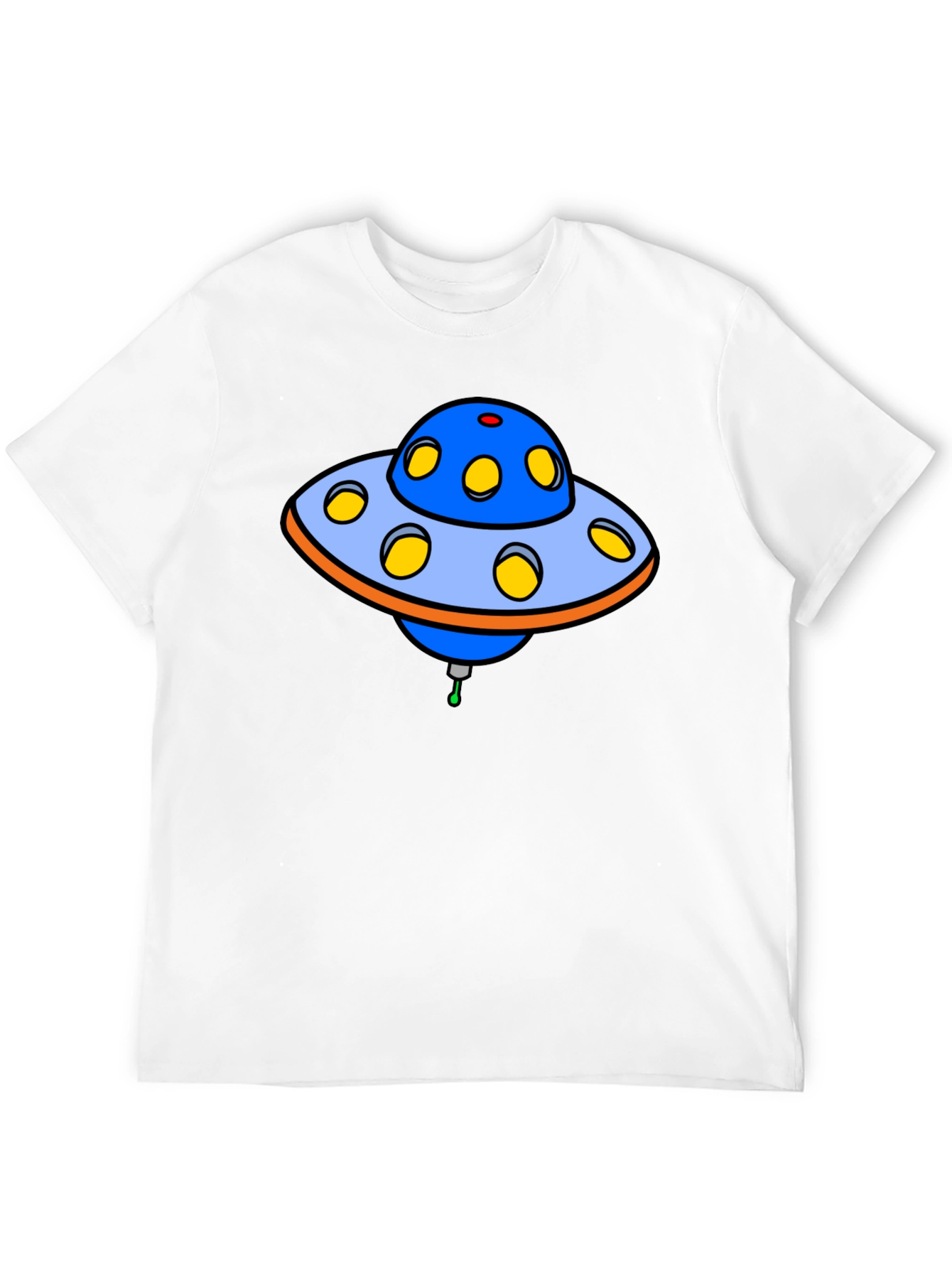 UFO Graphic T-Shirt - Novelty Alien Spaceship Design