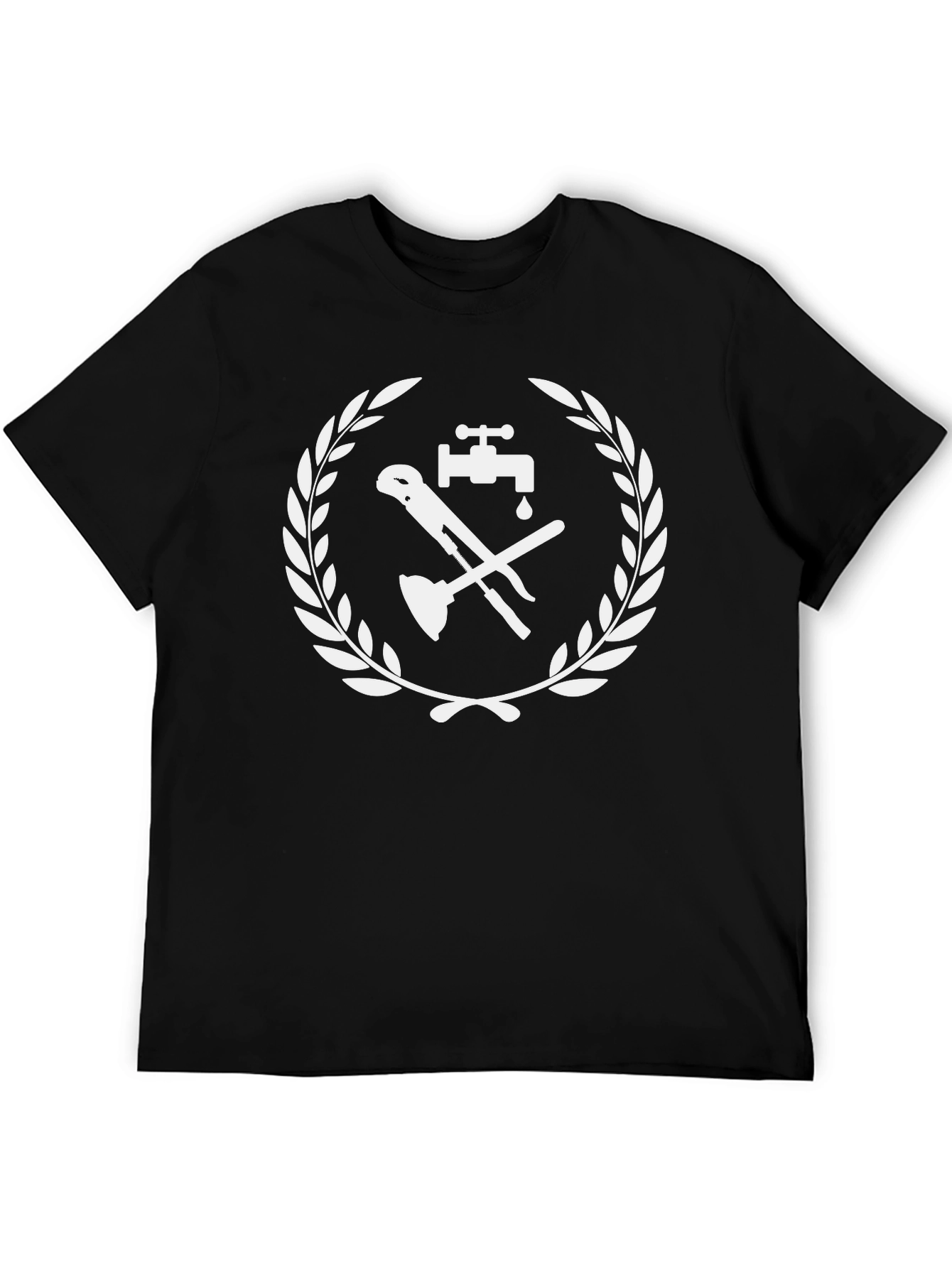 Plumbers Crest Black T-Shirt