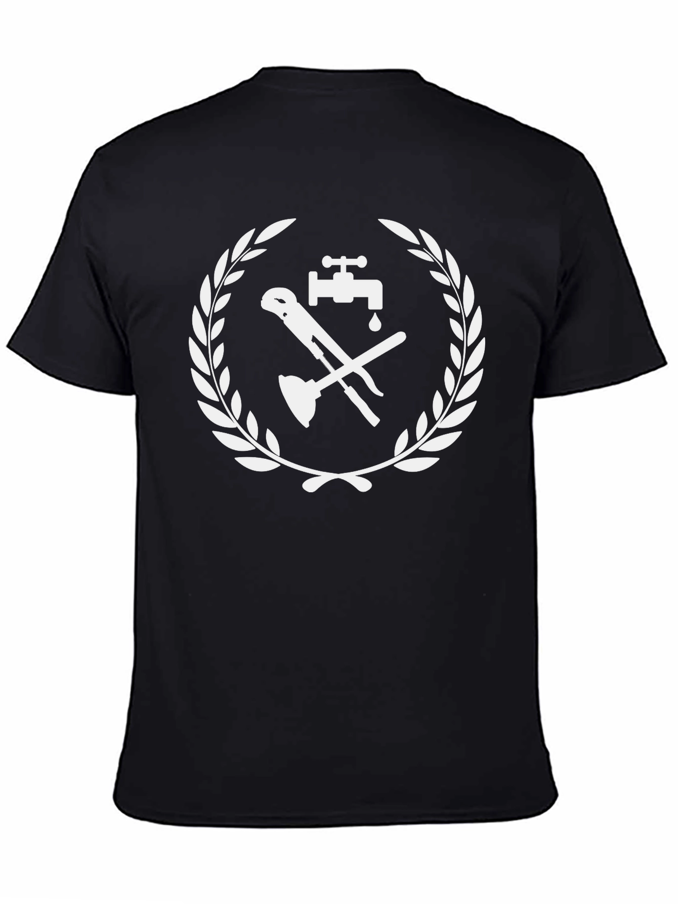 Plumbers Crest Black T-Shirt