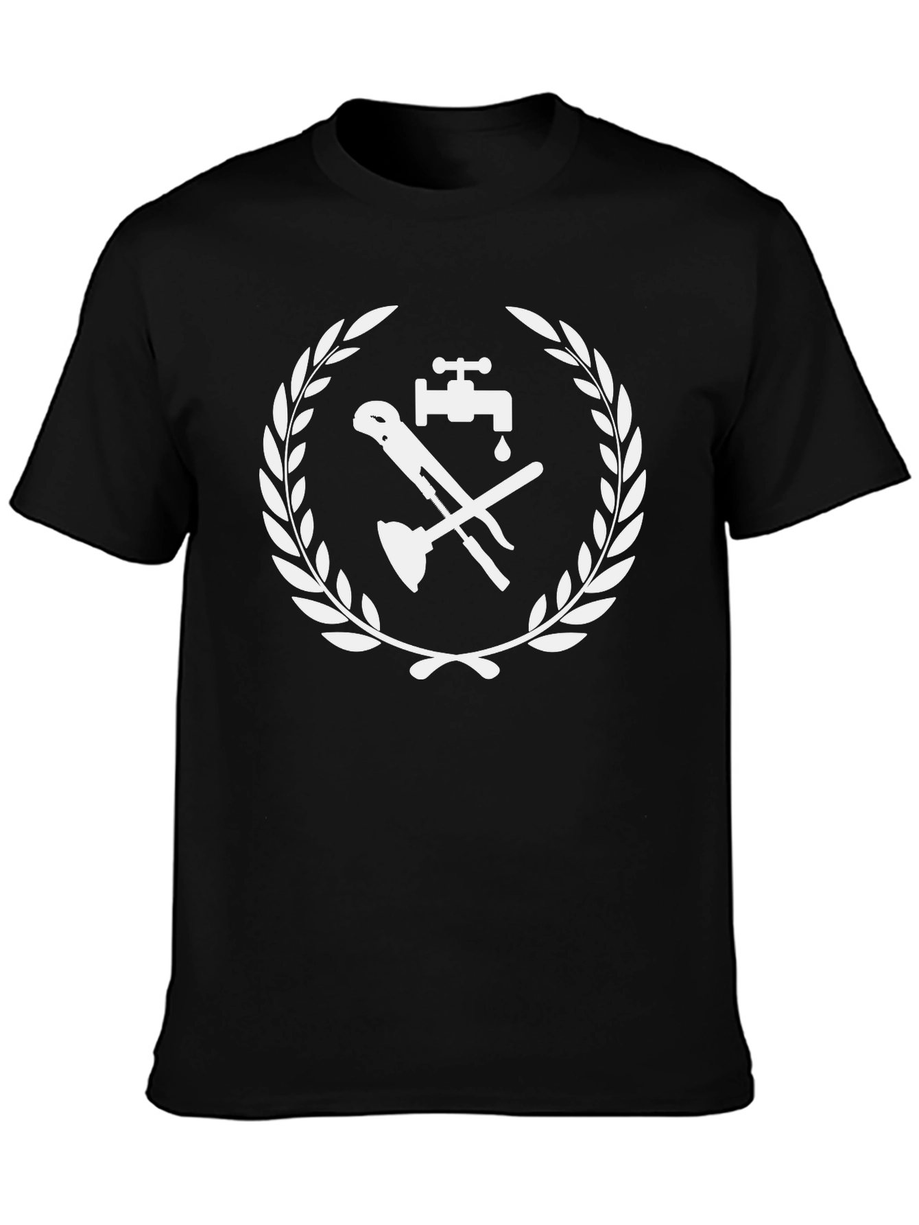 Plumbers Crest Black T-Shirt