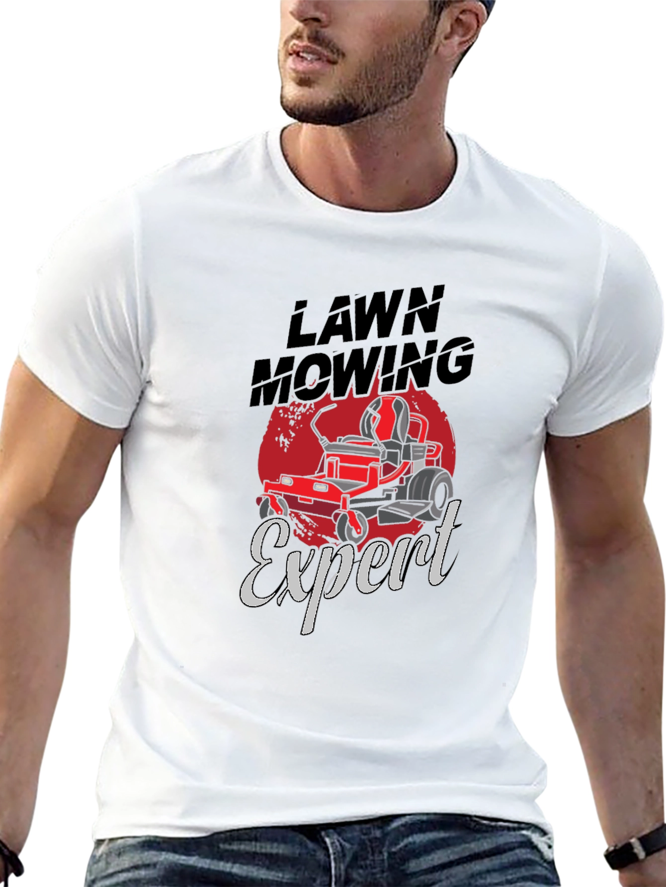 Lawn Mowing Expert Graphic Tee