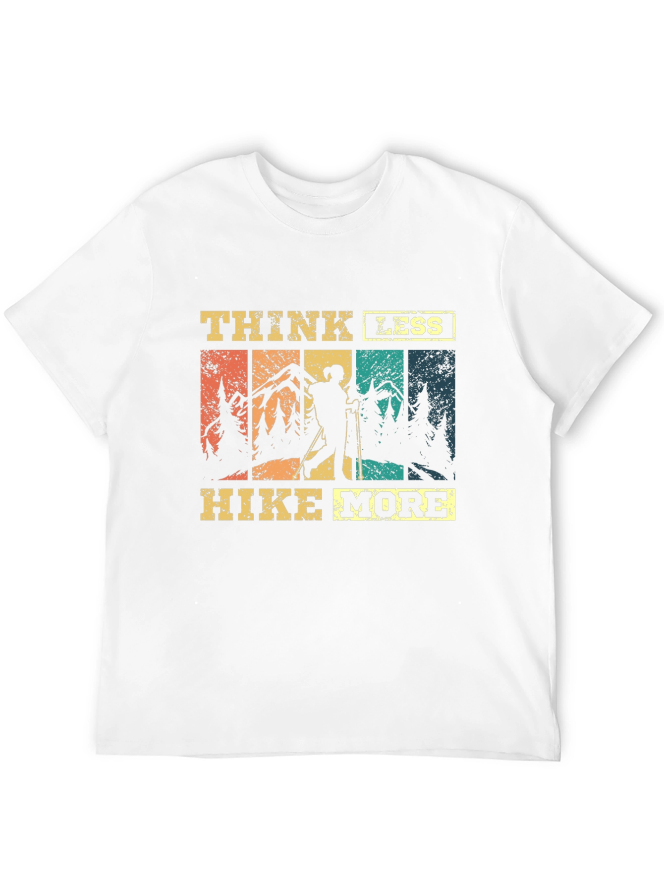 Think Less Hike More Graphic T-Shirt