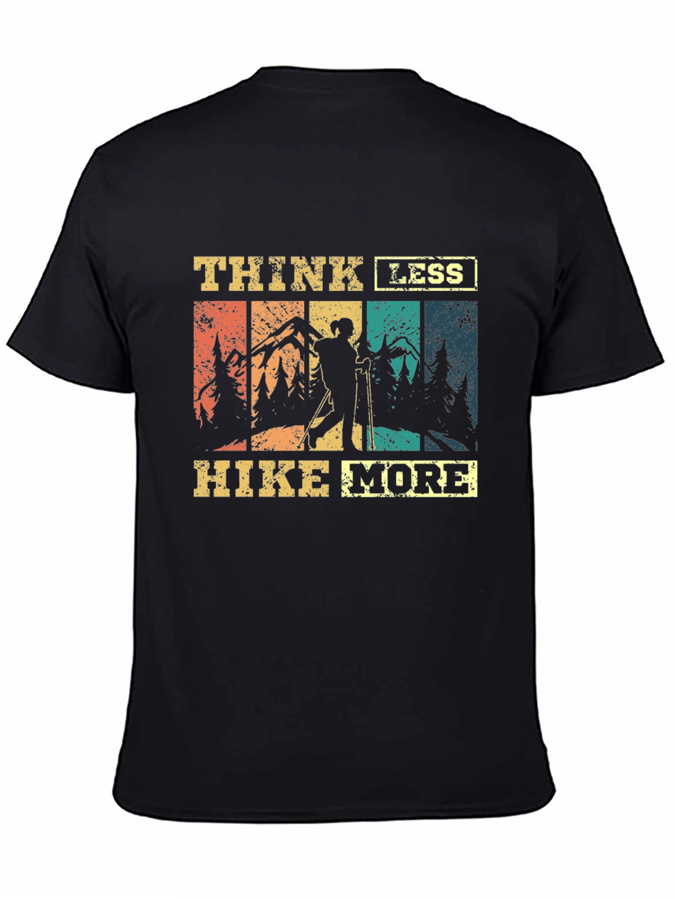 Think Less Hike More Graphic T-Shirt