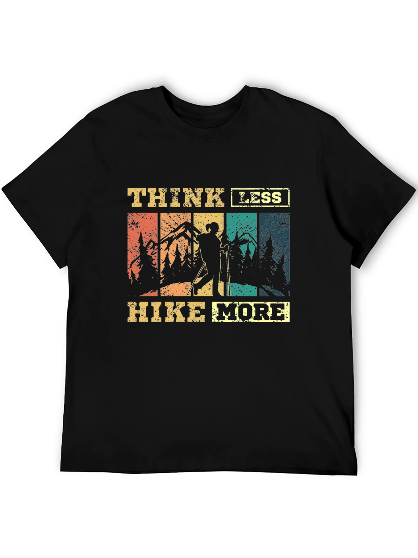 Think Less Hike More Graphic T-Shirt
