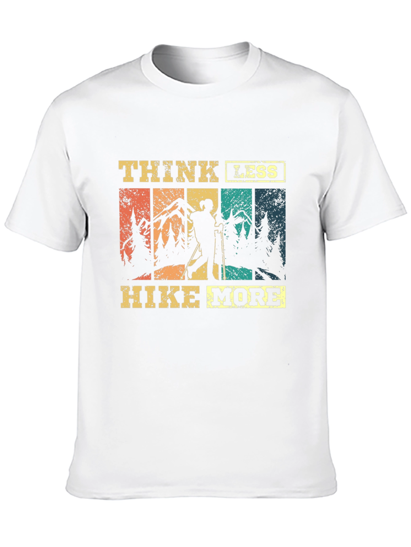 Think Less Hike More Graphic T-Shirt