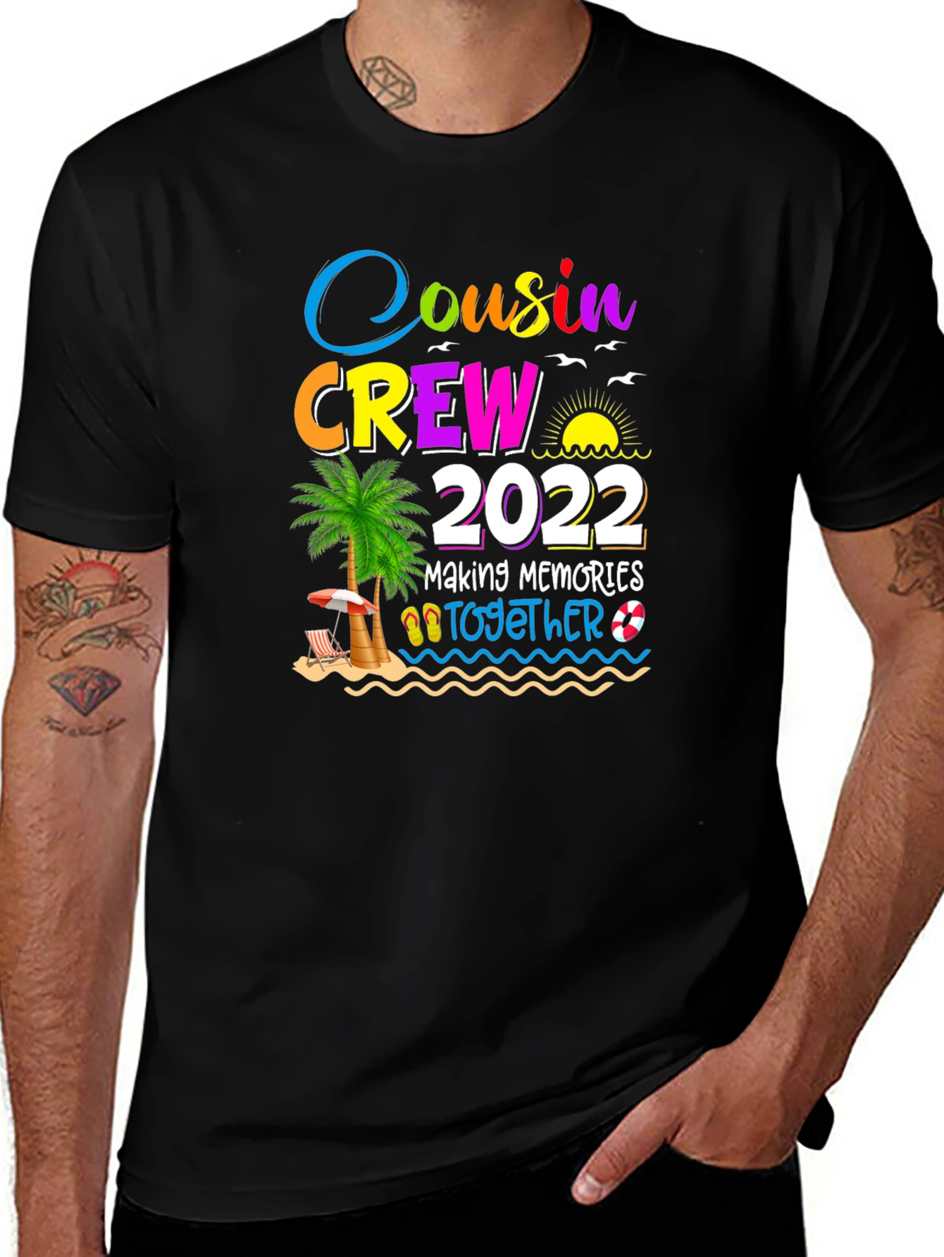 Cousin Crew 2022 Beach Vacation T-Shirt