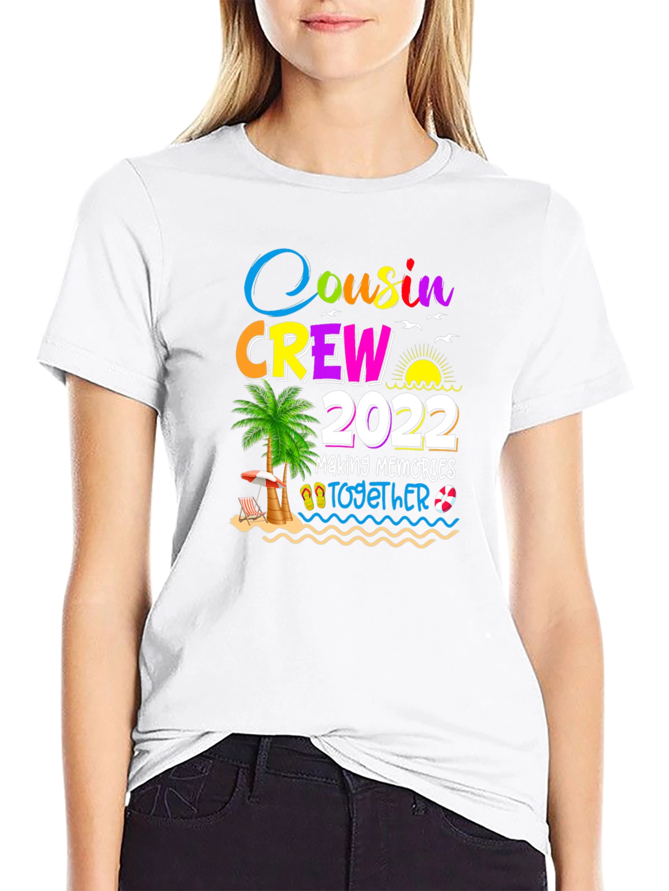 Cousin Crew 2022 Beach Vacation T-Shirt