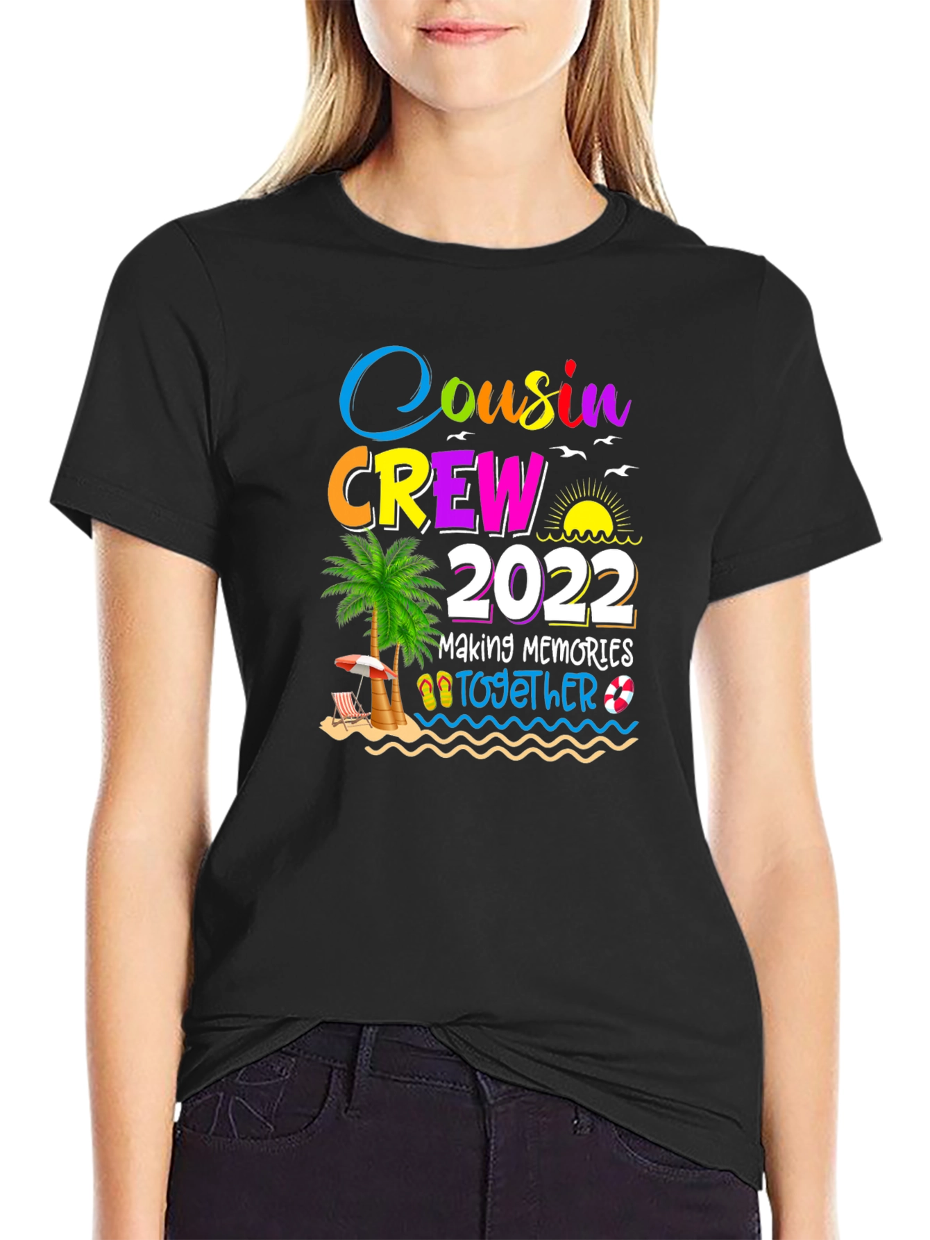 Cousin Crew 2022 Beach Vacation T-Shirt