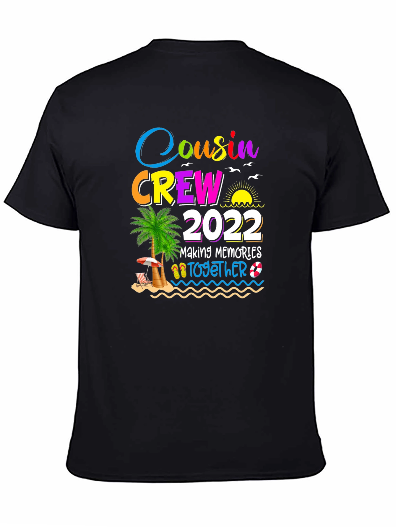 Cousin Crew 2022 Beach Vacation T-Shirt
