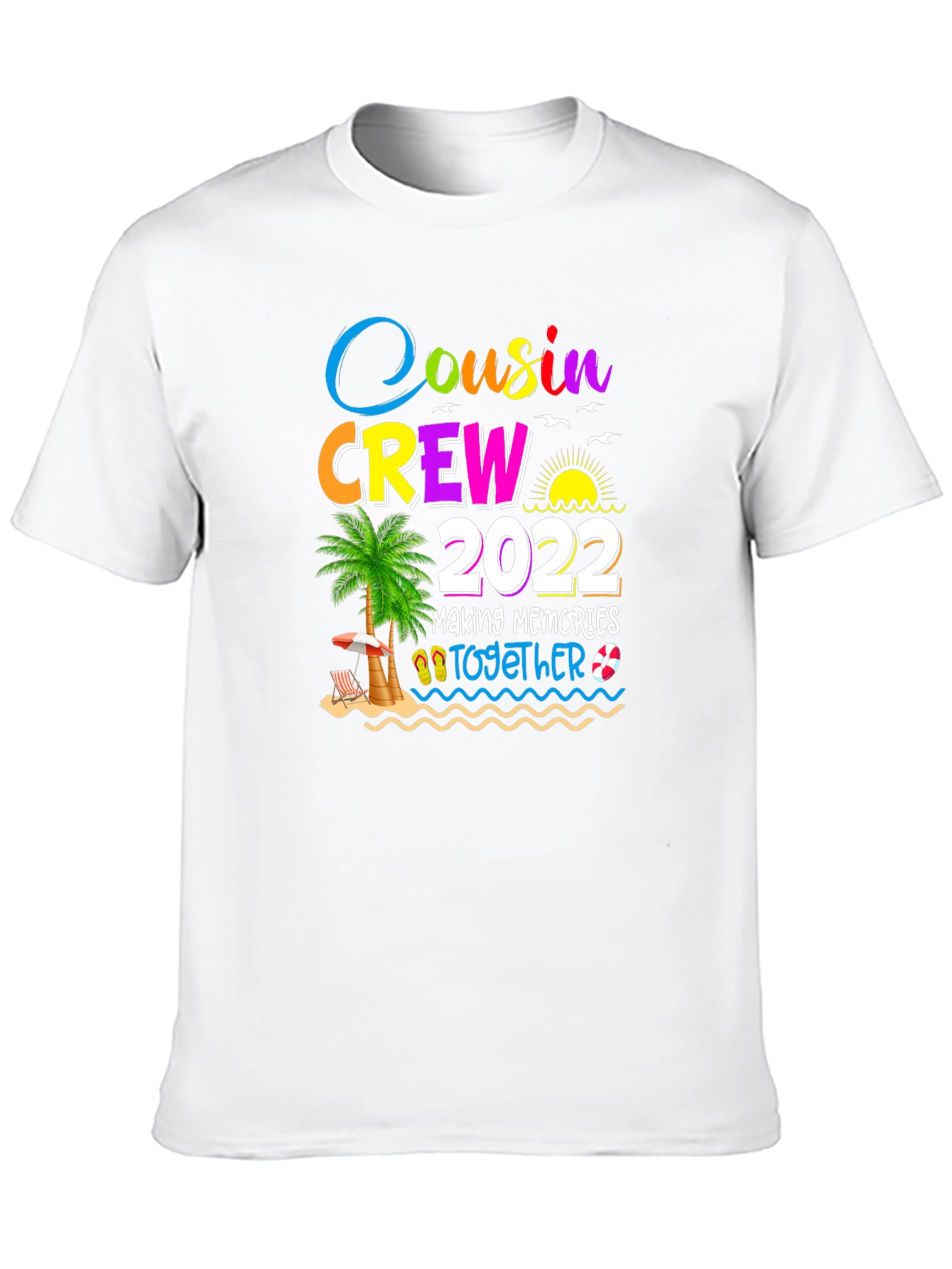 Cousin Crew 2022 Beach Vacation T-Shirt