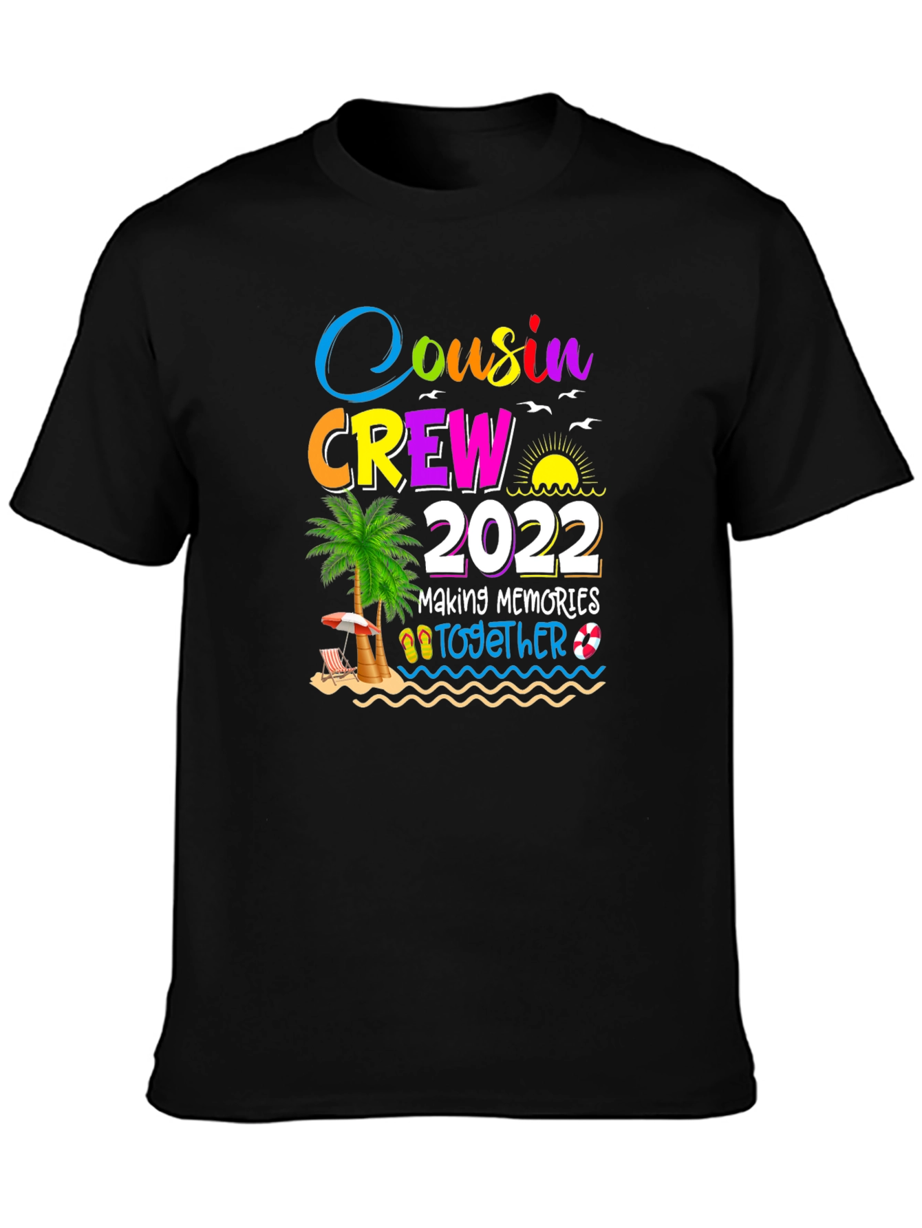 Cousin Crew 2022 Beach Vacation T-Shirt