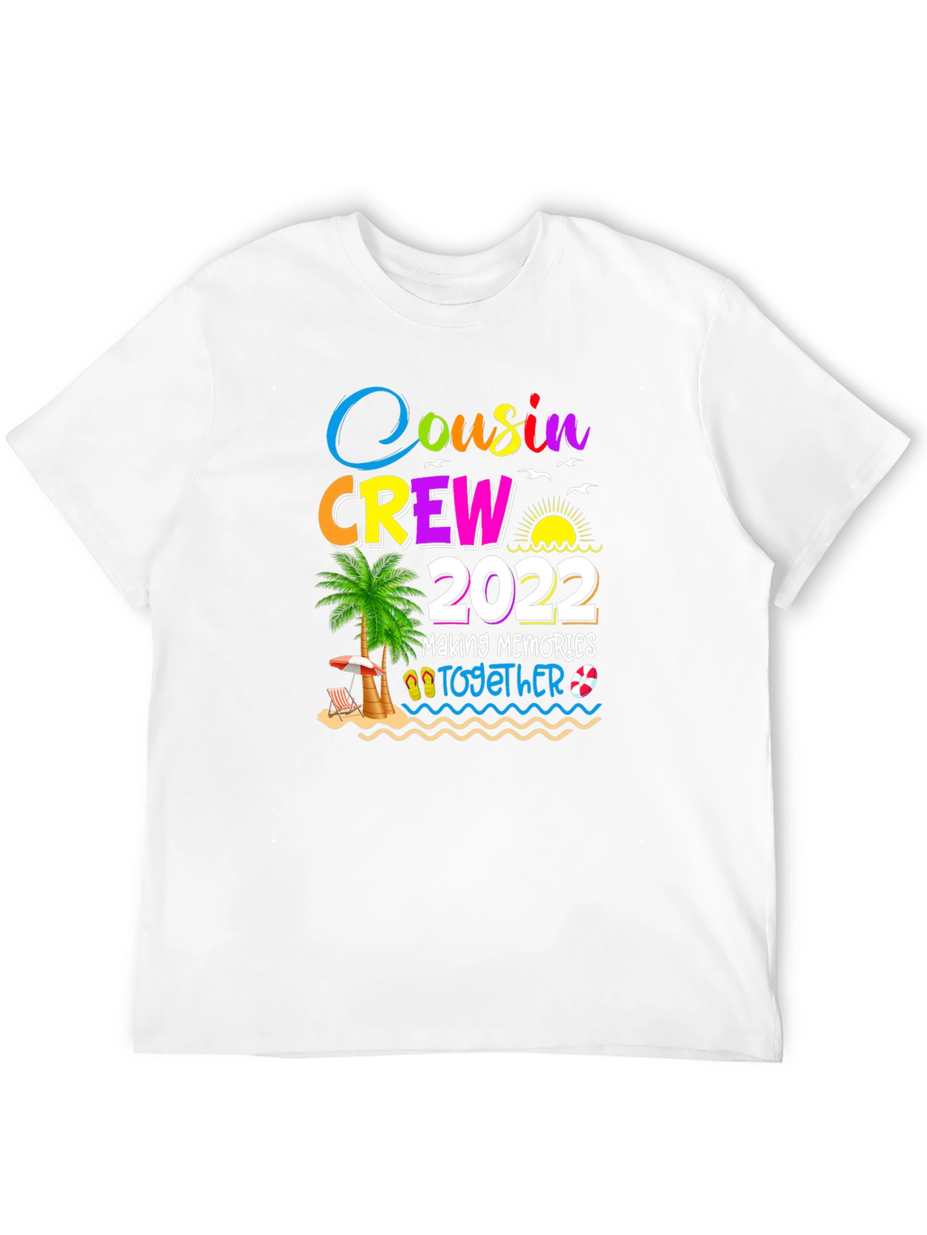 Cousin Crew 2022 Beach Vacation T-Shirt