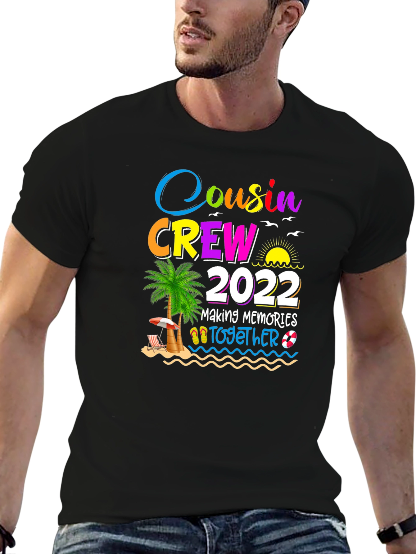 Cousin Crew 2022 Beach Vacation T-Shirt