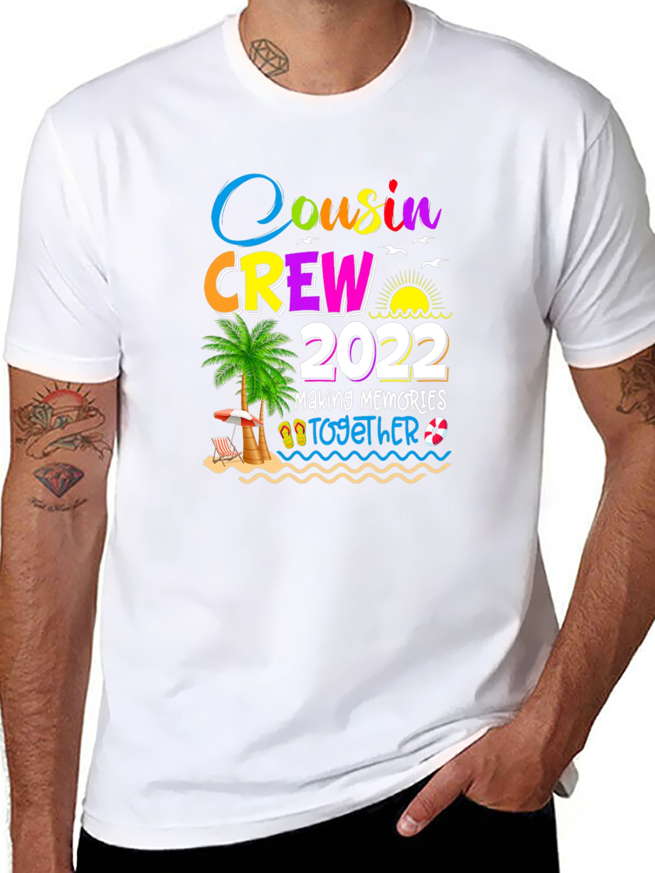Cousin Crew 2022 Beach Vacation T-Shirt