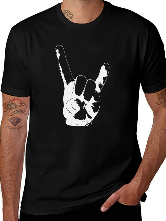 Rock On Black T-Shirt
