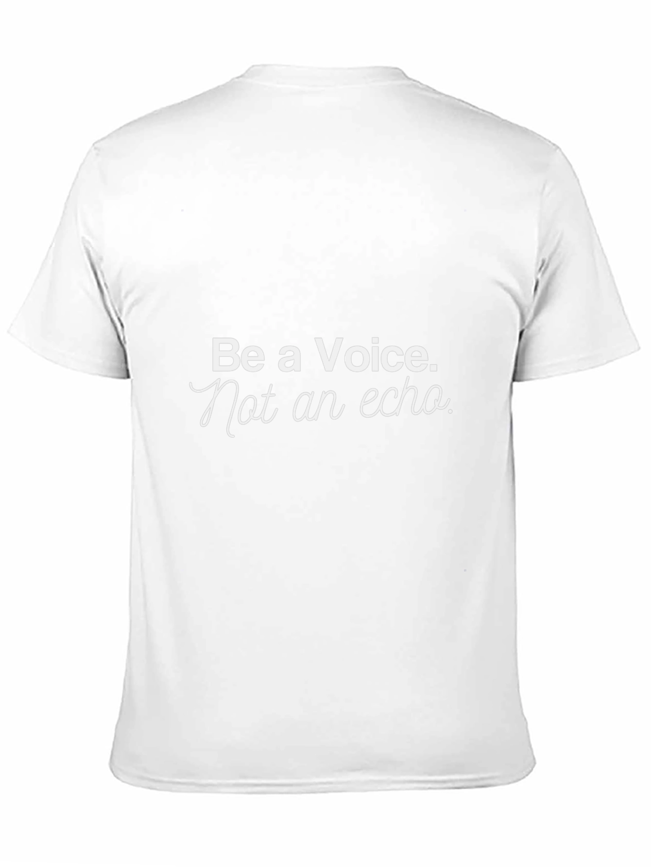 Be a Voice T-Shirt - Black Graphic Tee