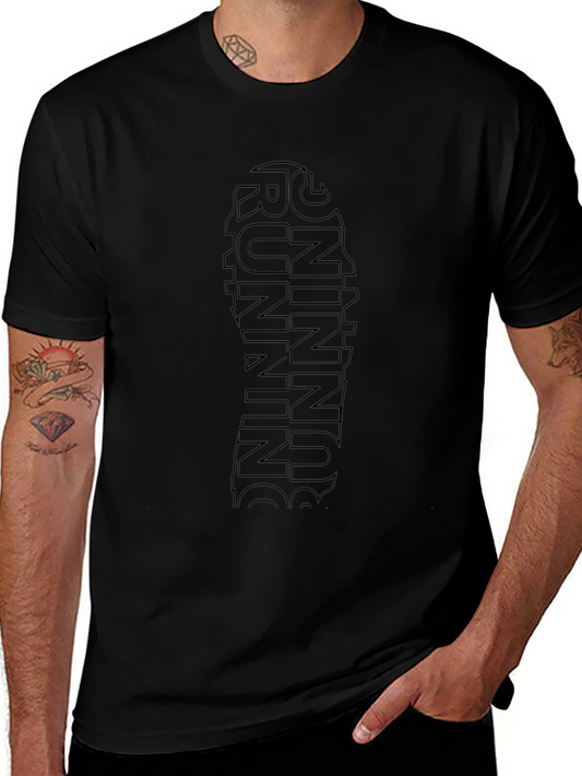 Running Shoe Print Tee - Athlete Fashion