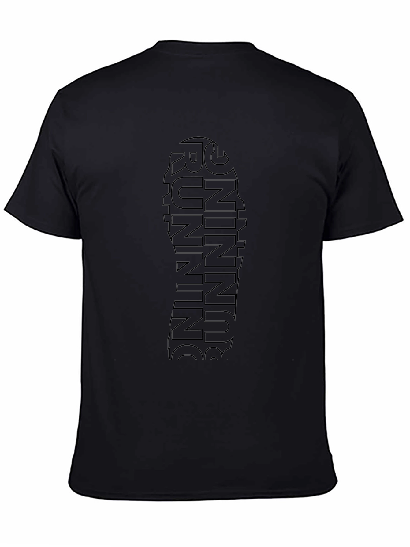 Running Shoe Print Tee - Athlete Fashion