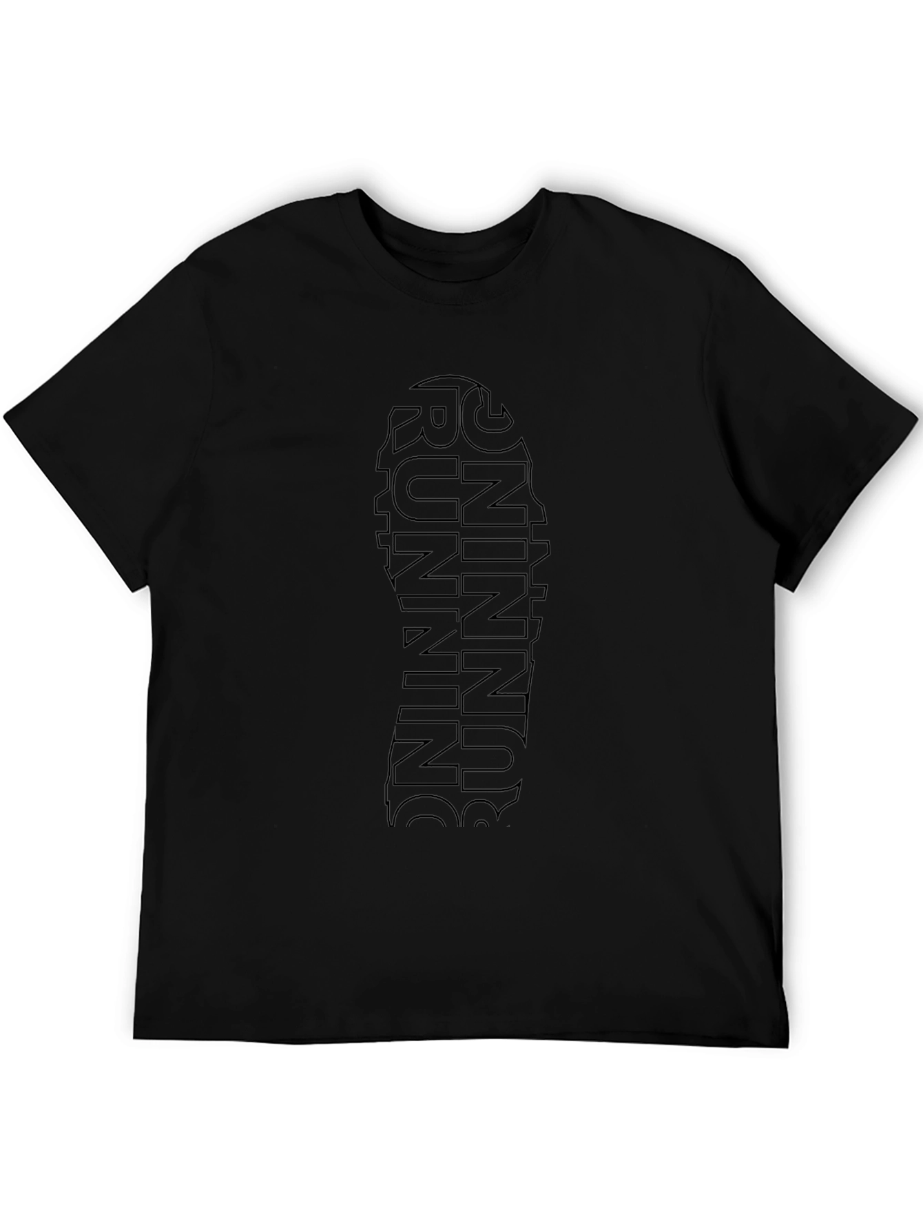 Running Shoe Print Tee - Athlete Fashion