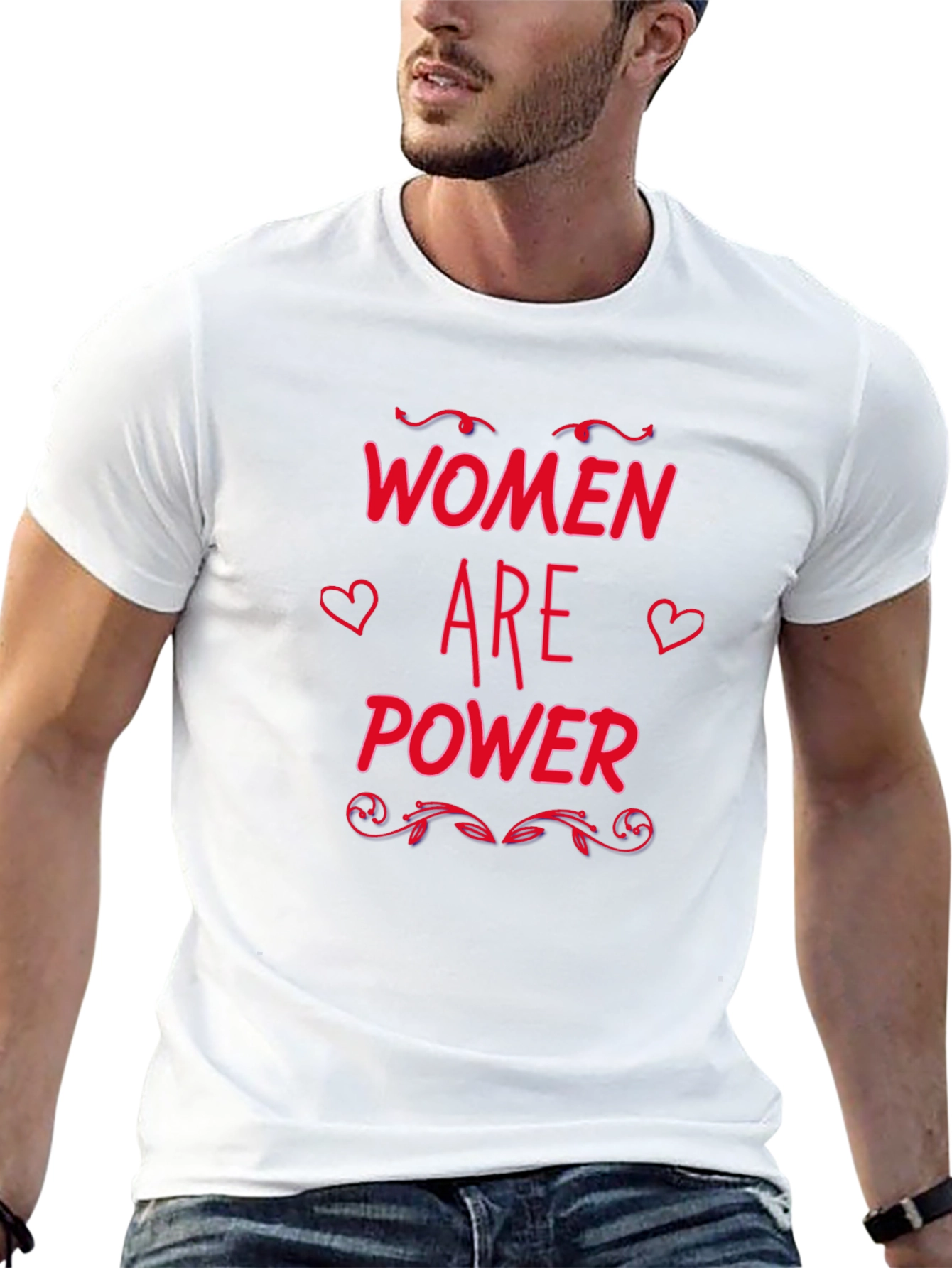 Women Are Power Graphic Tee - Black