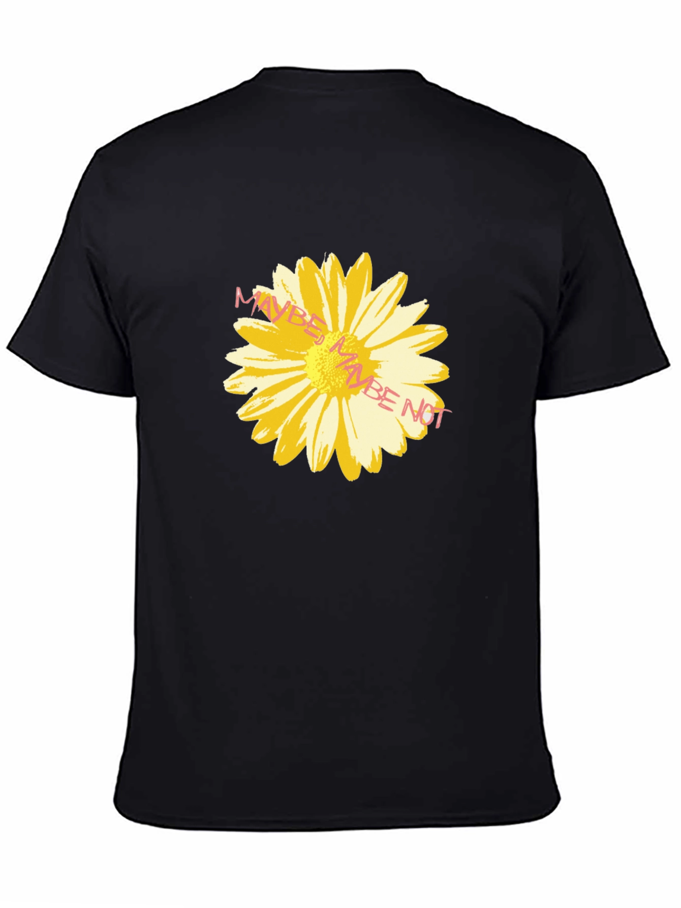 Maybe Daisy Black T-Shirt