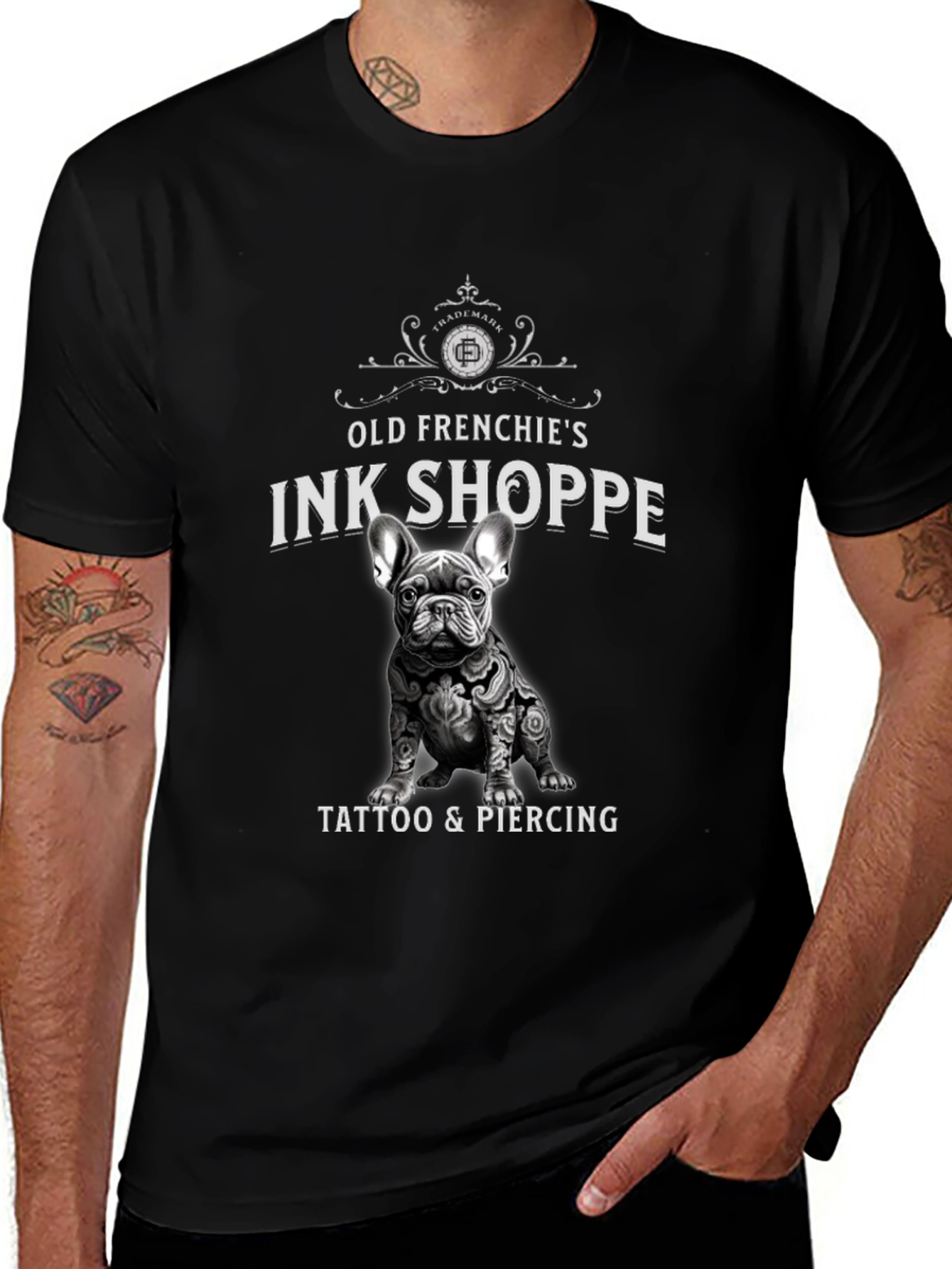 Old Frenchies Ink Shoppe Tattoo T-Shirt