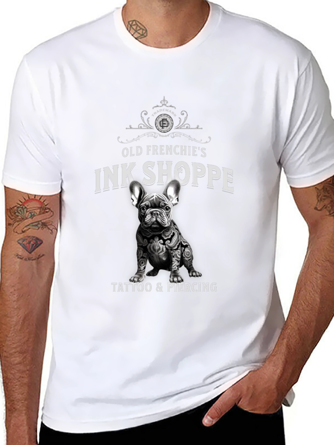 Old Frenchies Ink Shoppe Tattoo T-Shirt