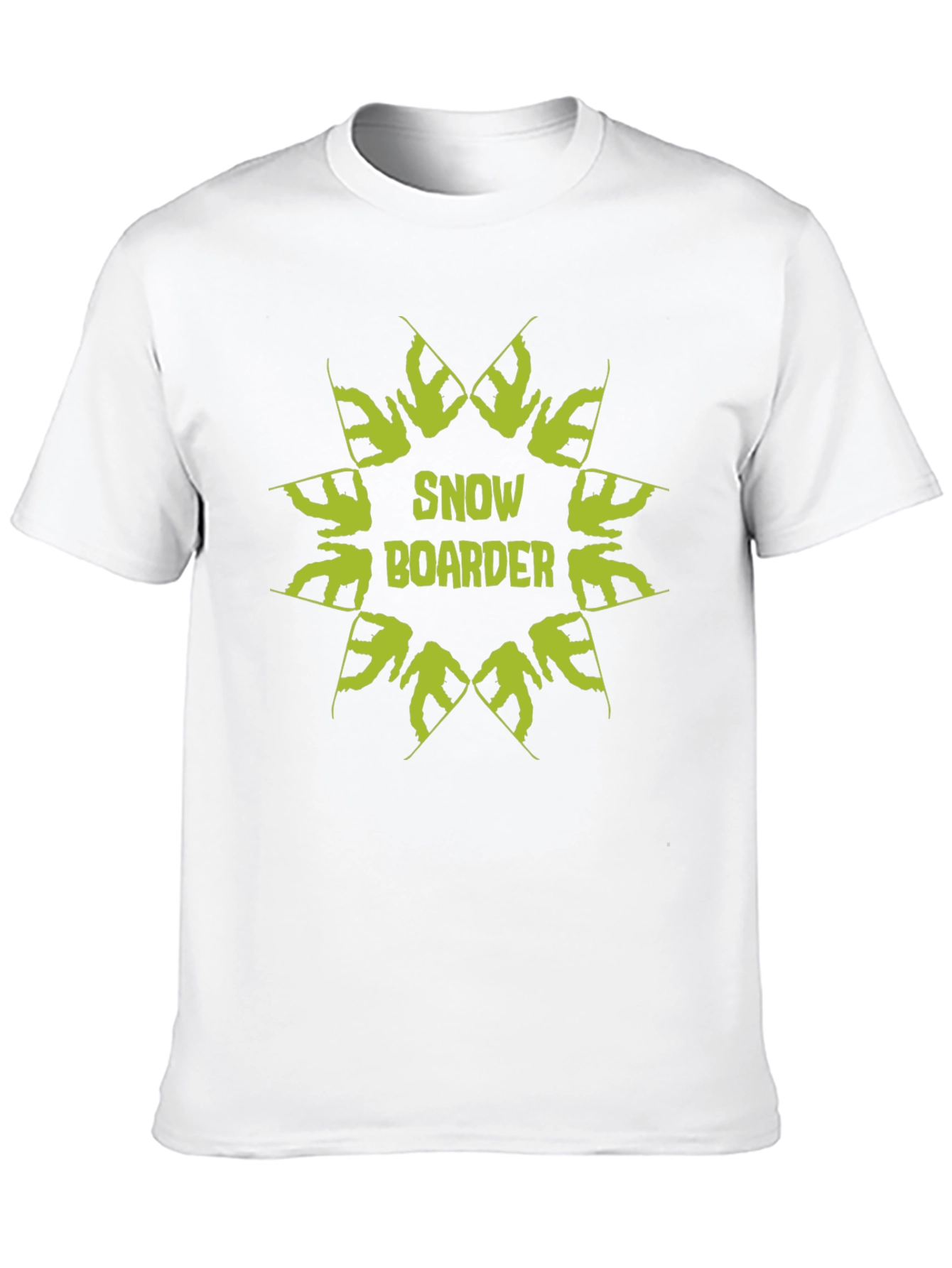 Snow Boarder Graphic Tee - Stylish Black T-Shirt