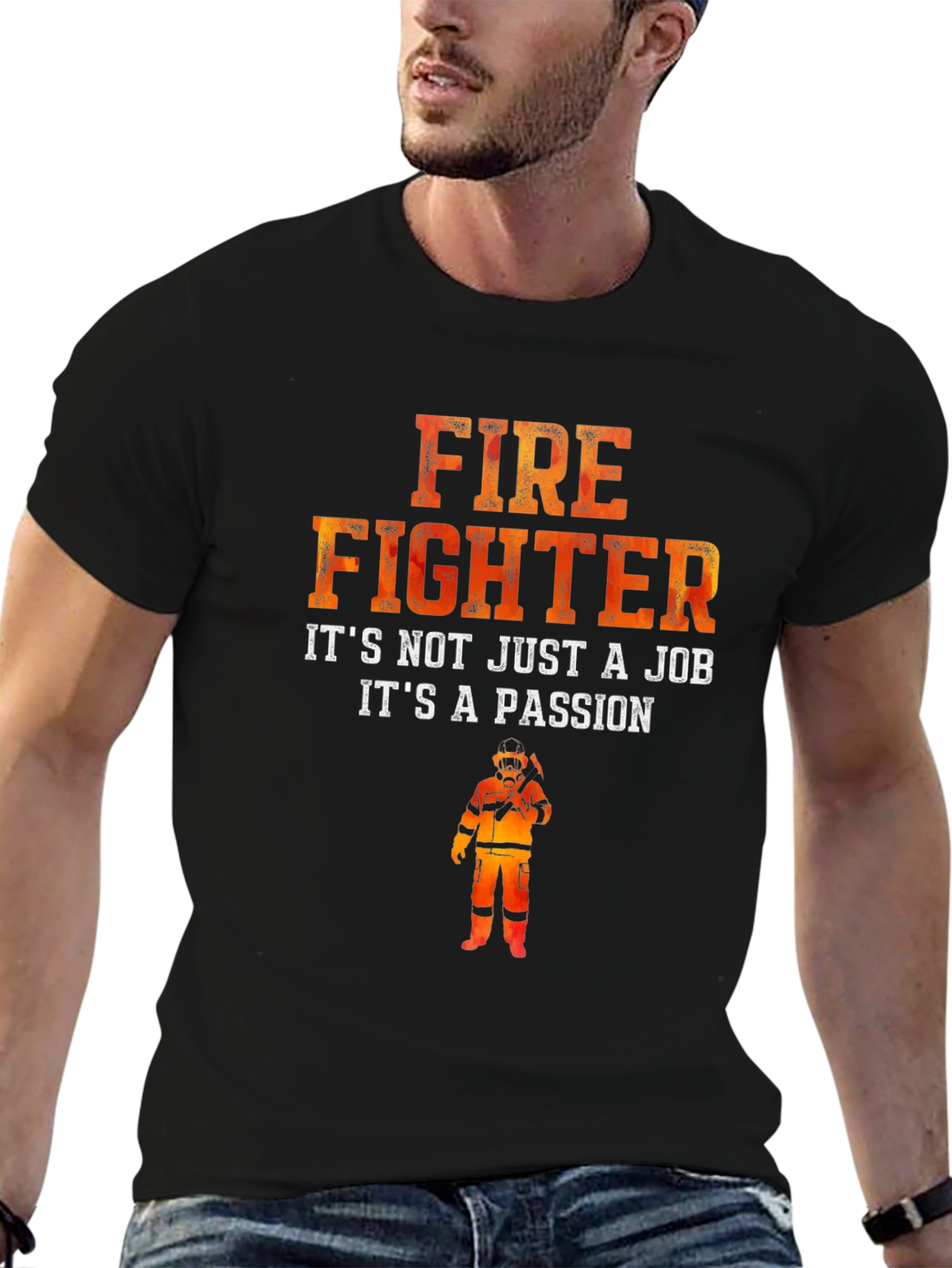 Firefighter Passion Graphic Tee