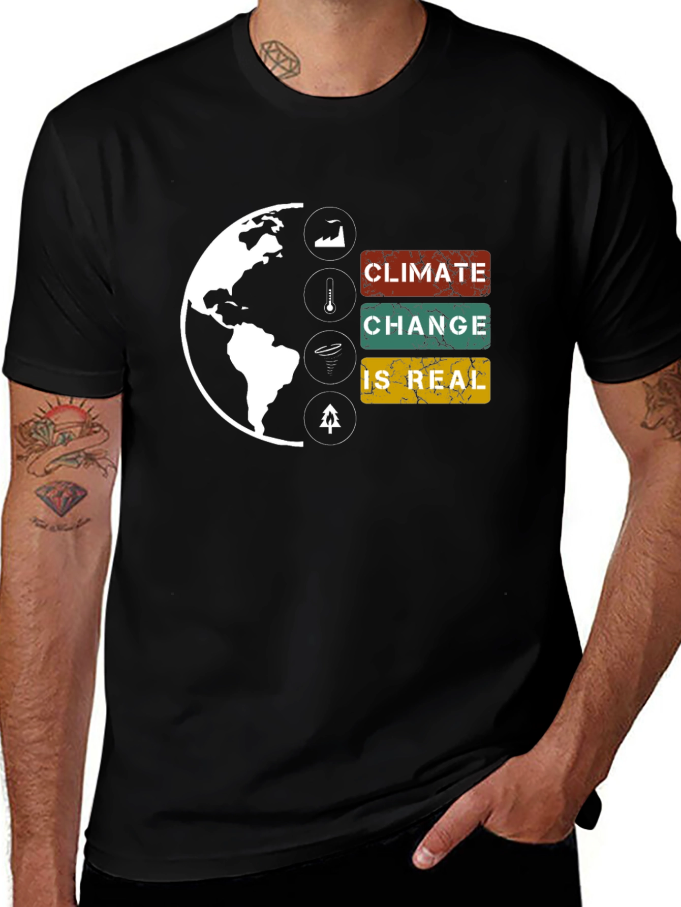 Climate Change Awareness Graphic T-Shirt