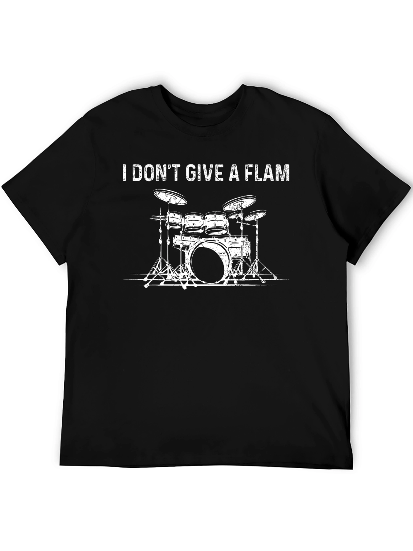 I Dont Give a Flam Drummer T-Shirt