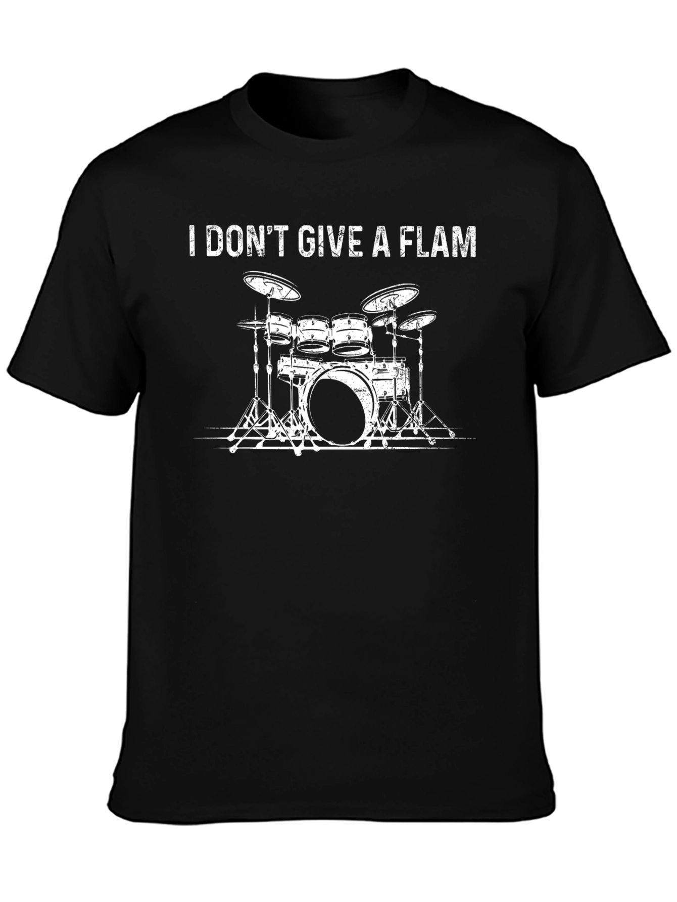 I Dont Give a Flam Drummer T-Shirt