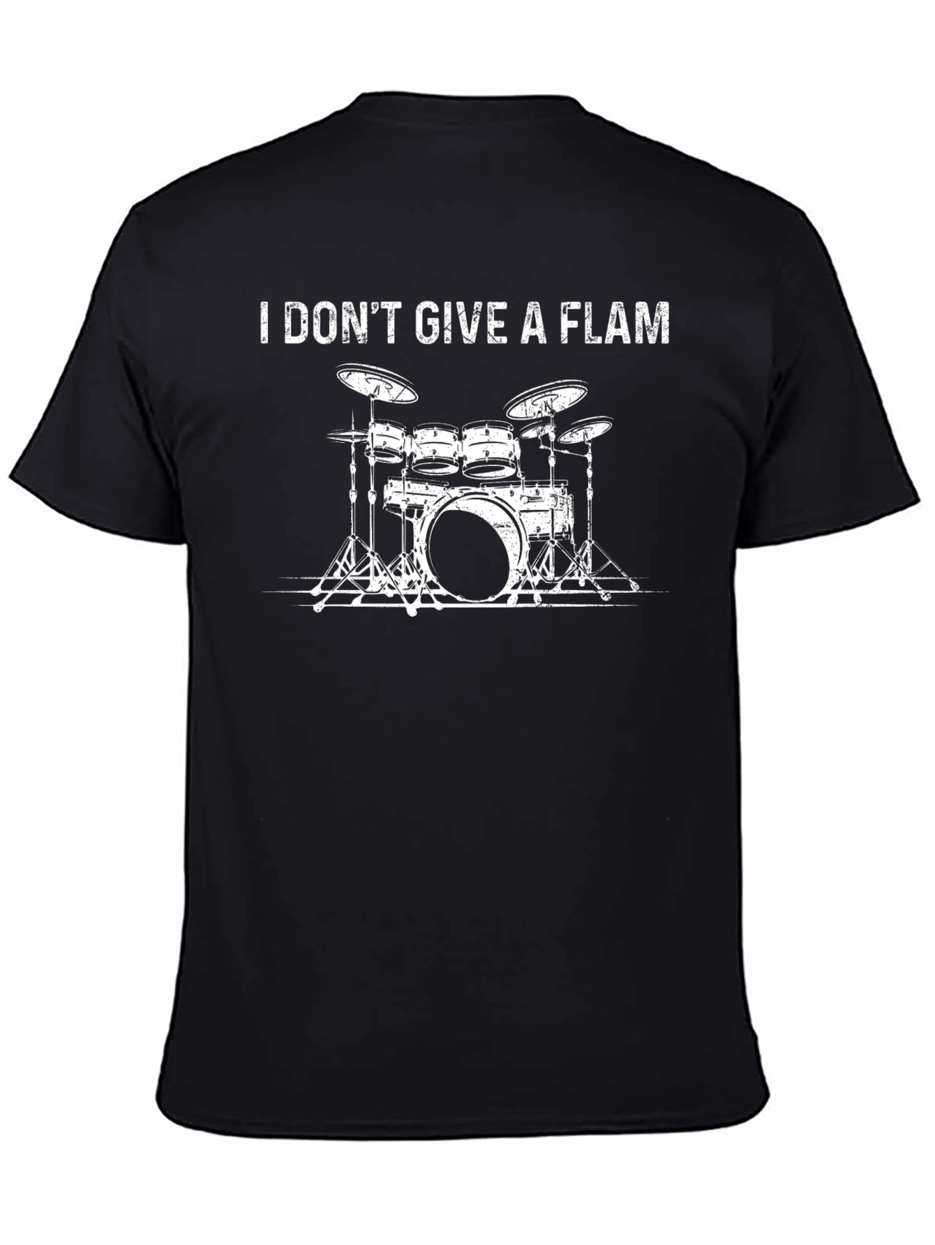 I Dont Give a Flam Drummer T-Shirt