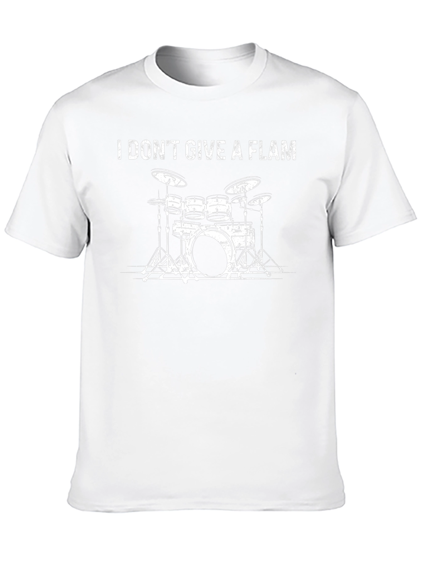 I Dont Give a Flam Drummer T-Shirt
