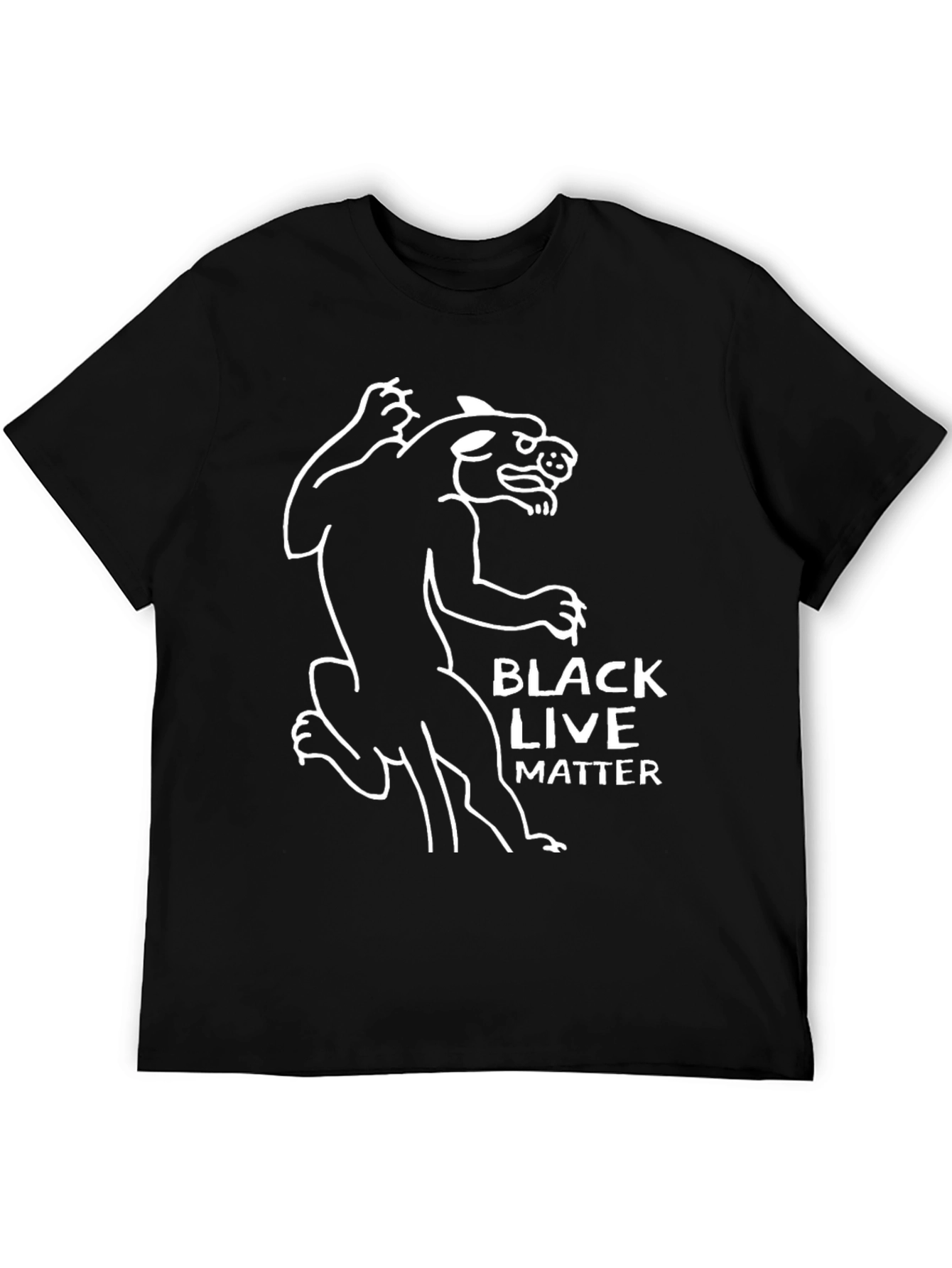 Black Lives Matter Panther Graphic Tee