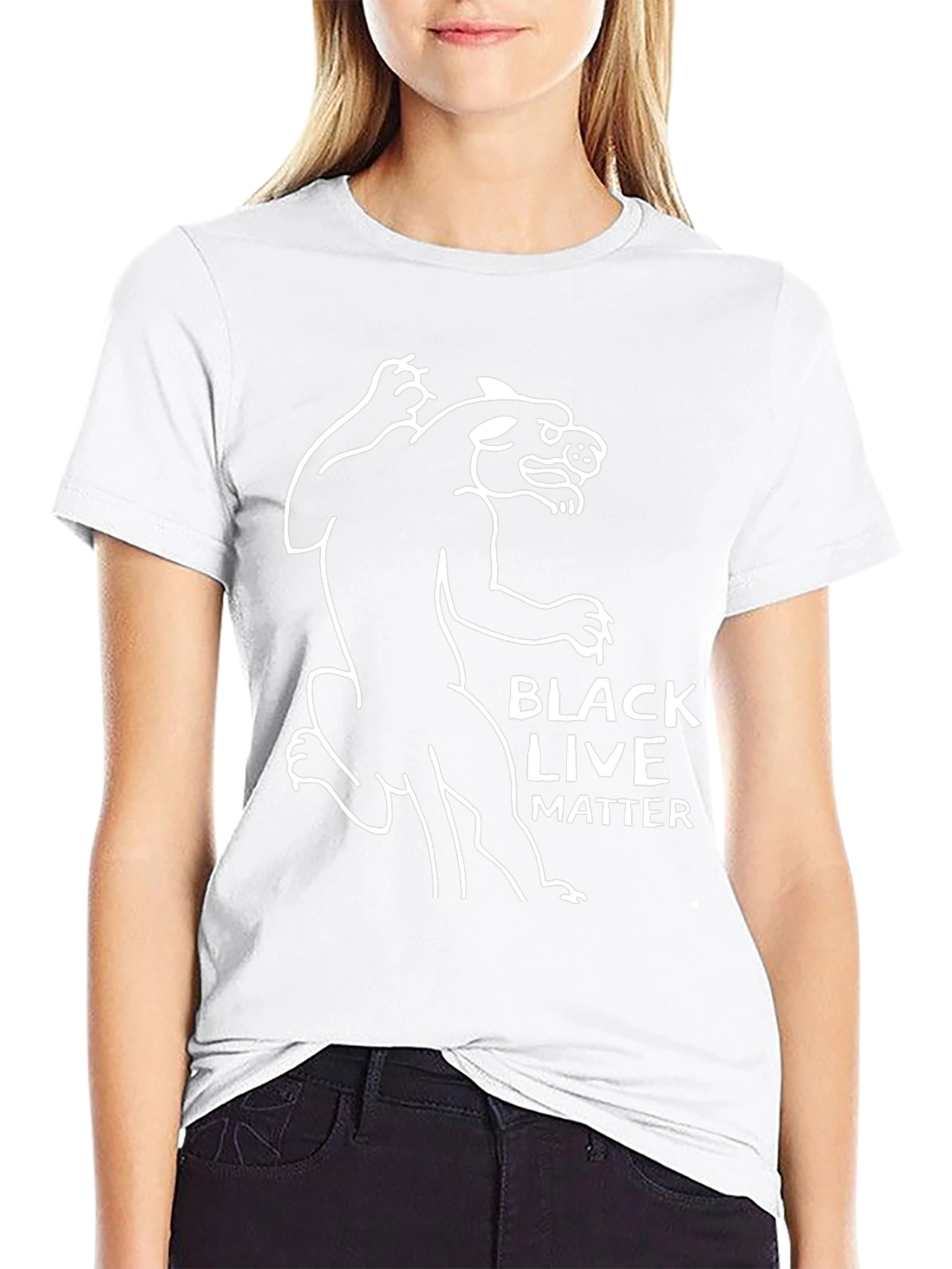 Black Lives Matter Panther Graphic Tee