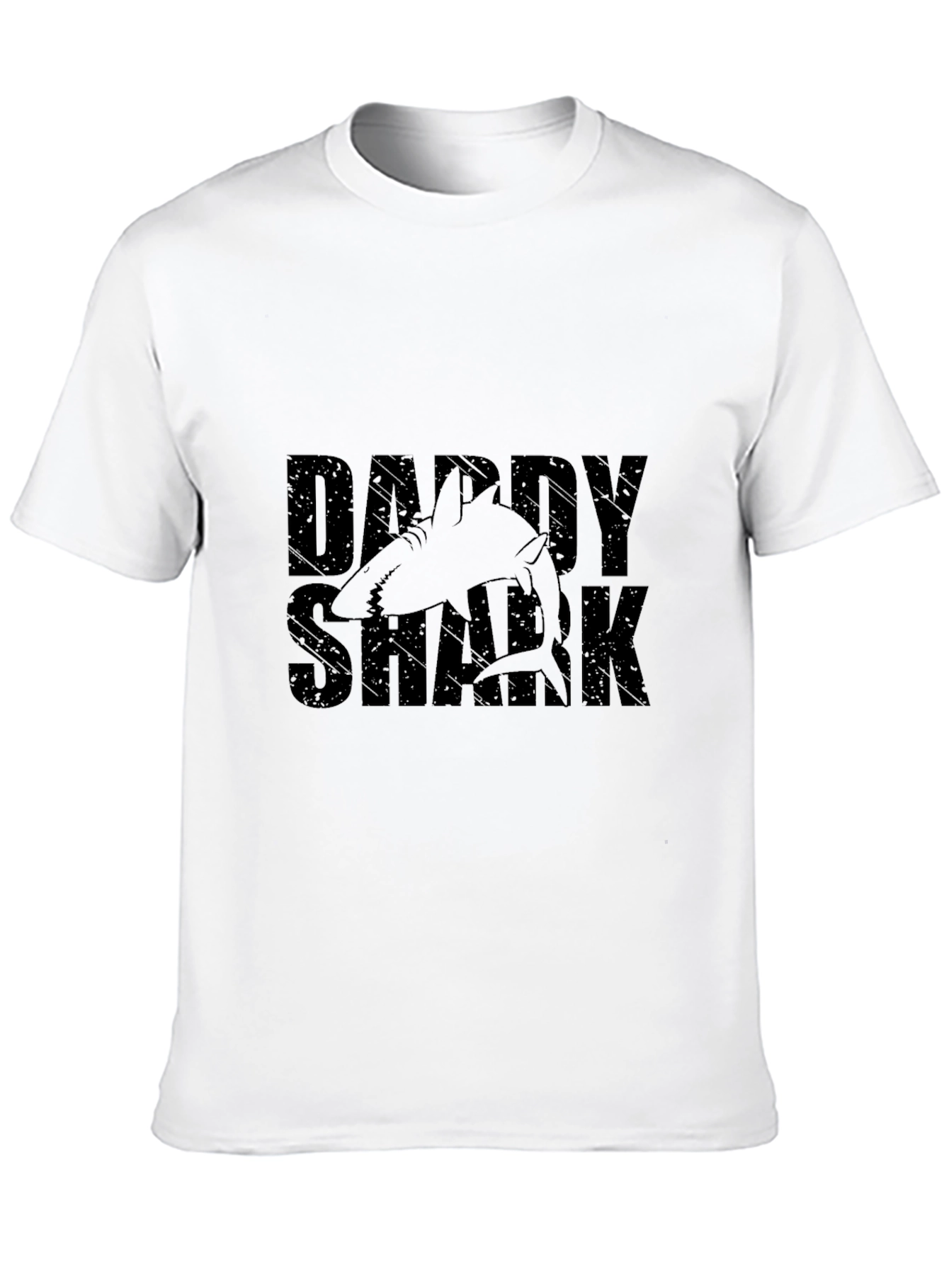 Daddy Shark Black Graphic Tee