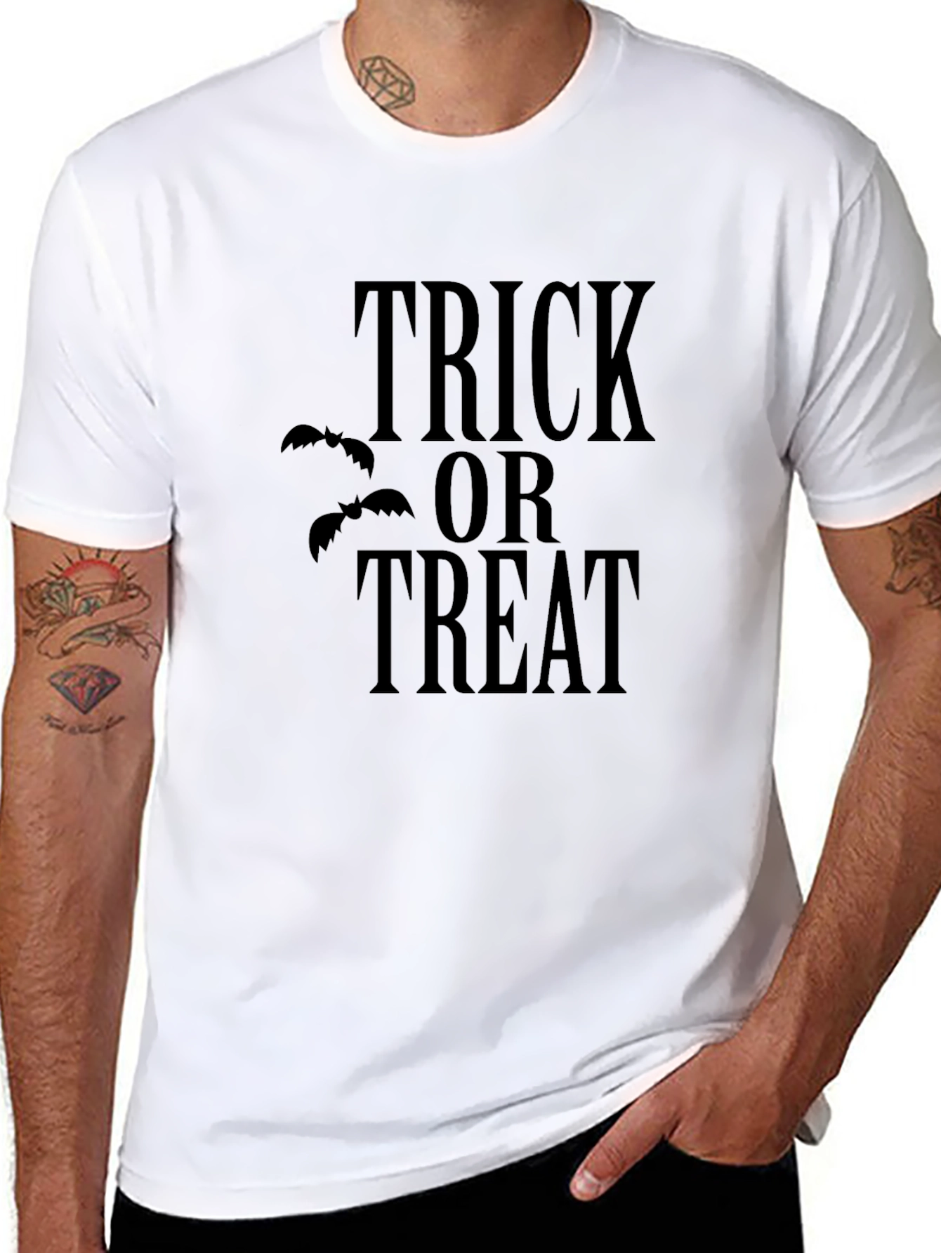 Trick or Treat Halloween Graphic T-Shirt