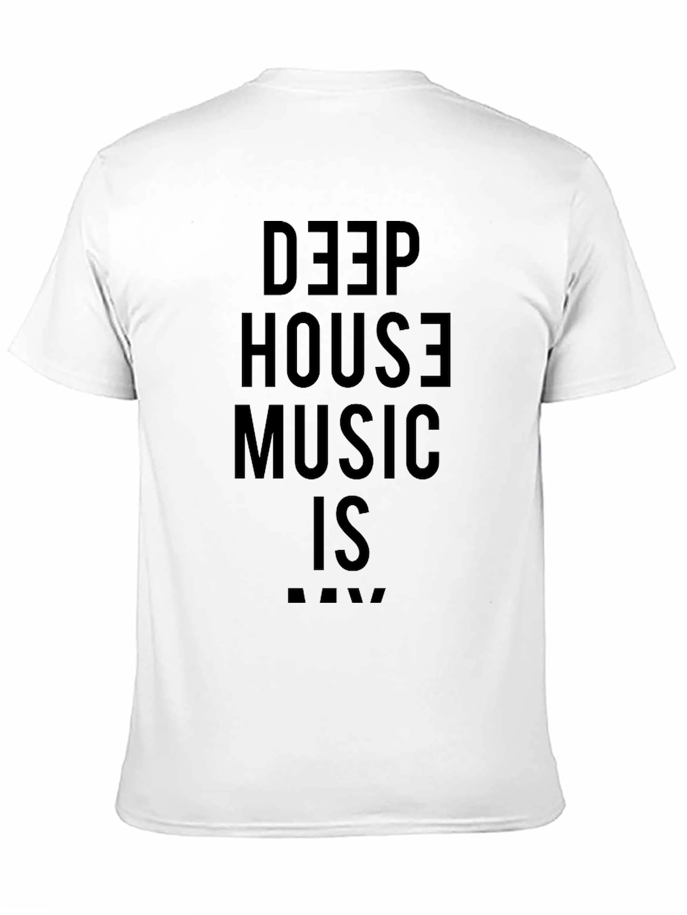 Deep House Music Is Raw Black T-Shirt