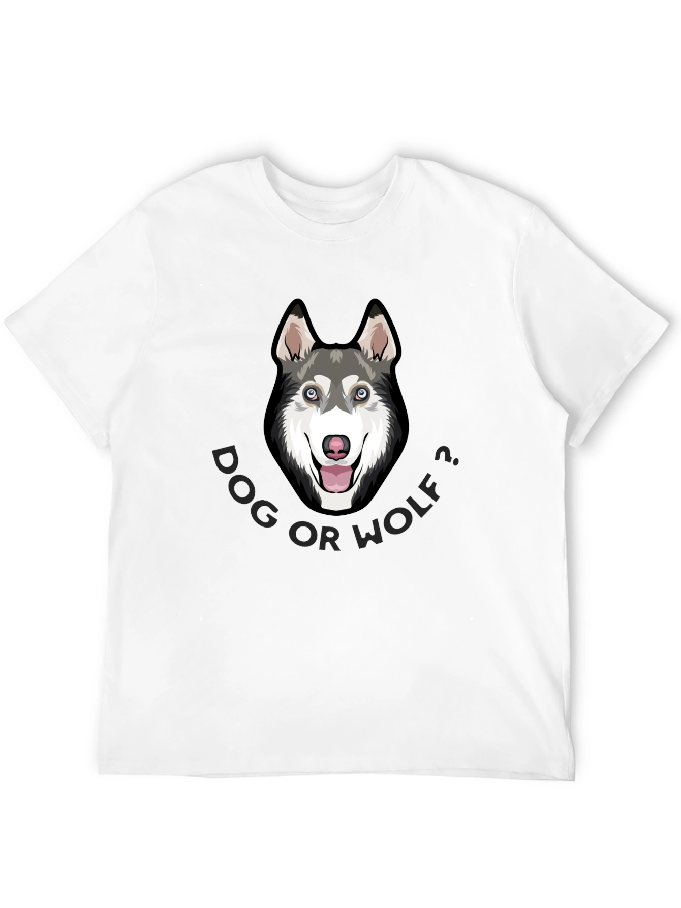 Dog or Wolf Tee - Husky Graphic T-Shirt