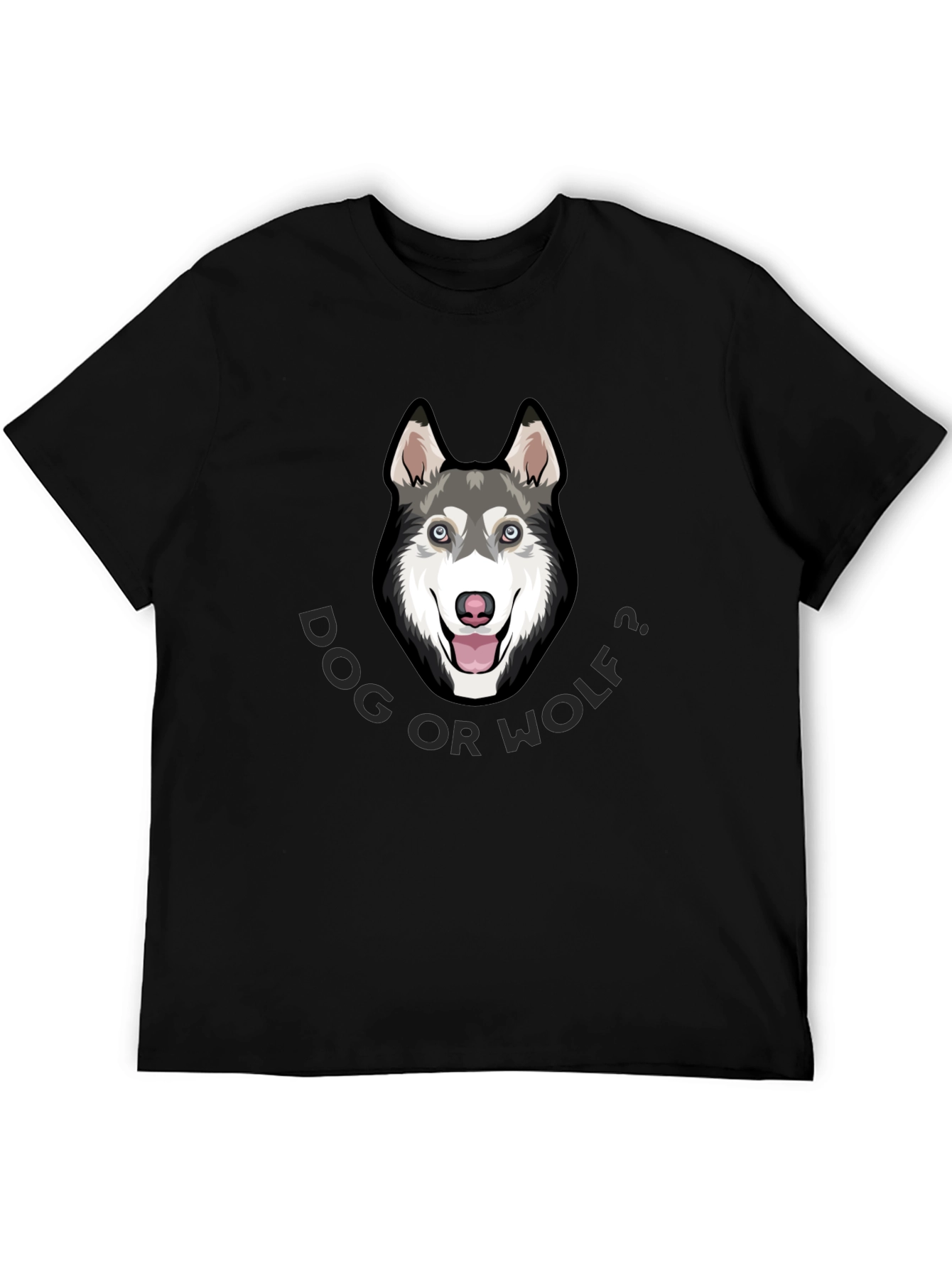 Dog or Wolf Tee - Husky Graphic T-Shirt