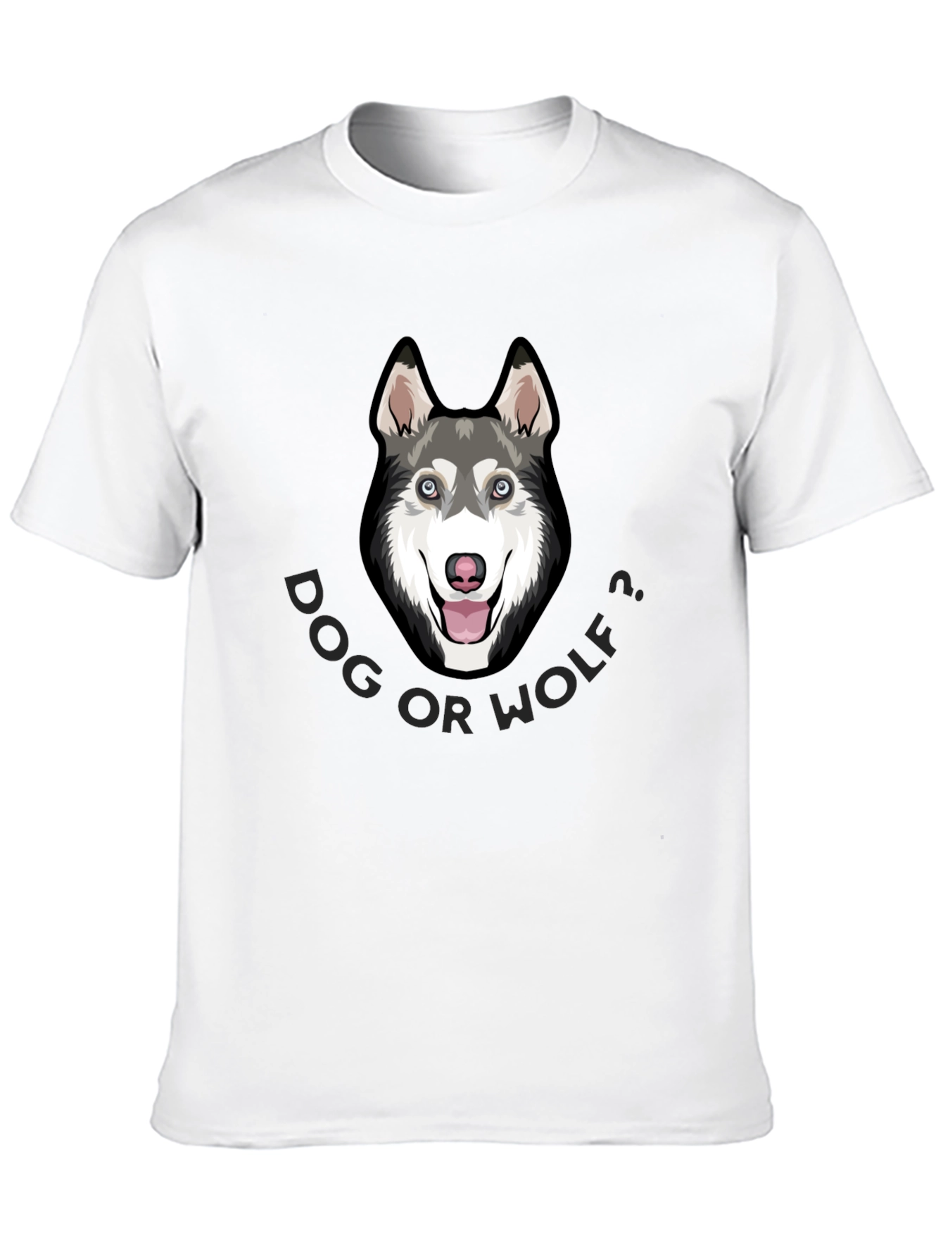 Dog or Wolf Tee - Husky Graphic T-Shirt
