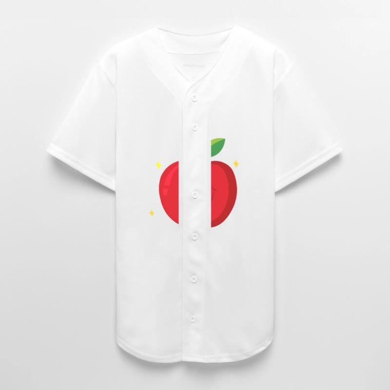 Red Apple with Happy Face