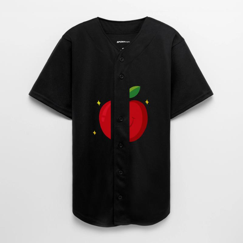 Red Apple with Happy Face