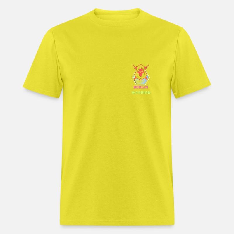 Red Minimalist Berlin Warrior T Shirt